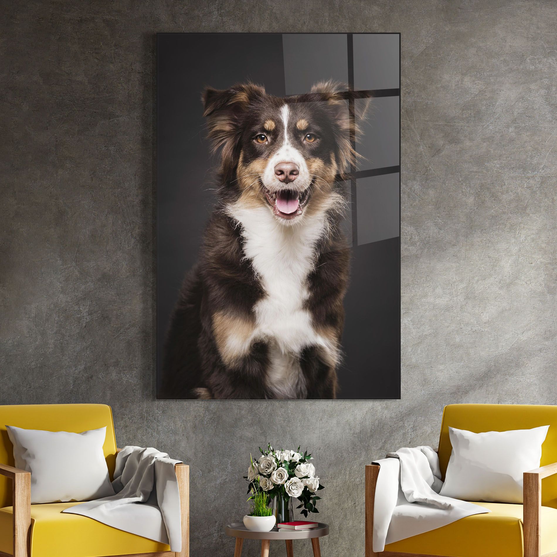 Cute Dog Sitting mockup 4