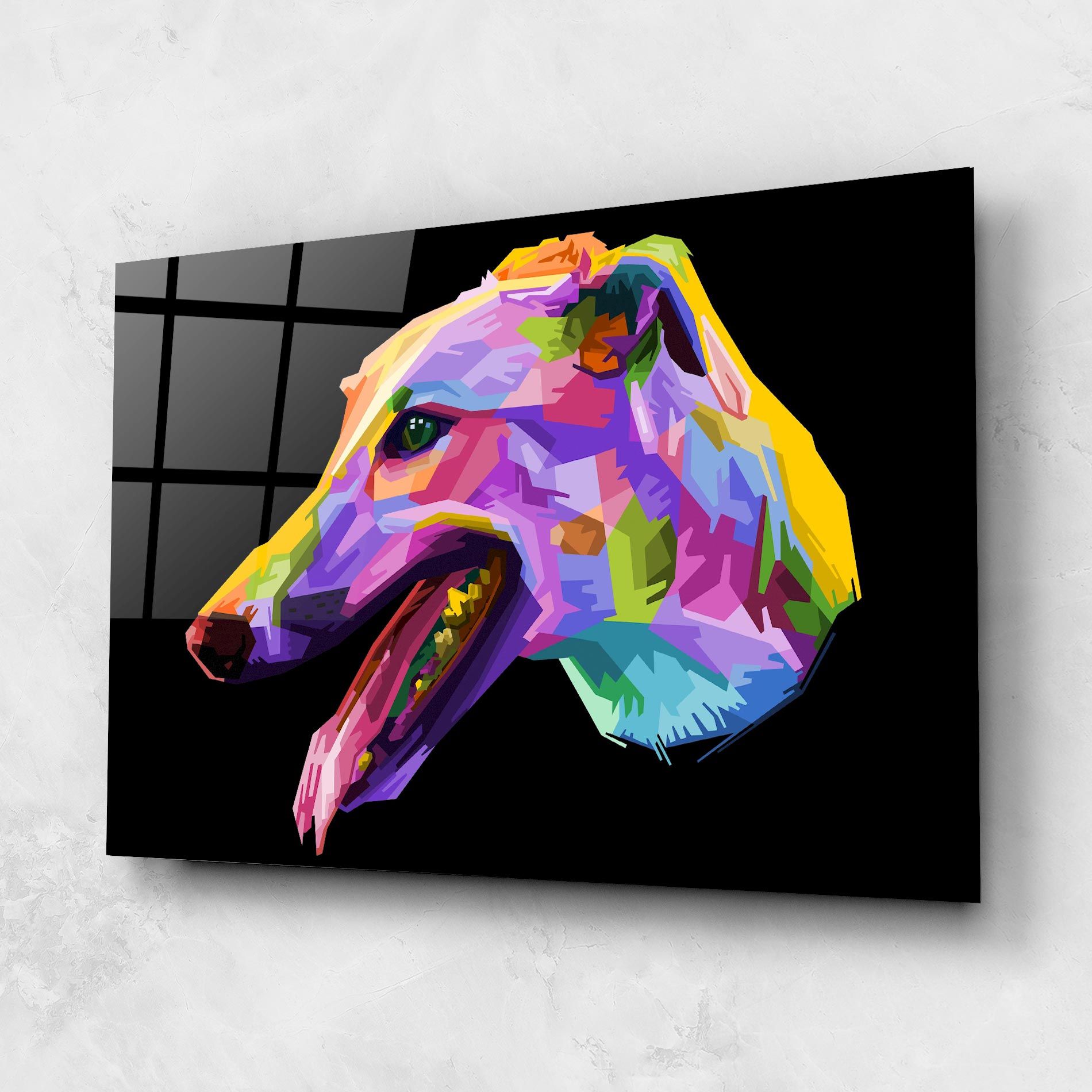 Colorful Dog Art mockup 1