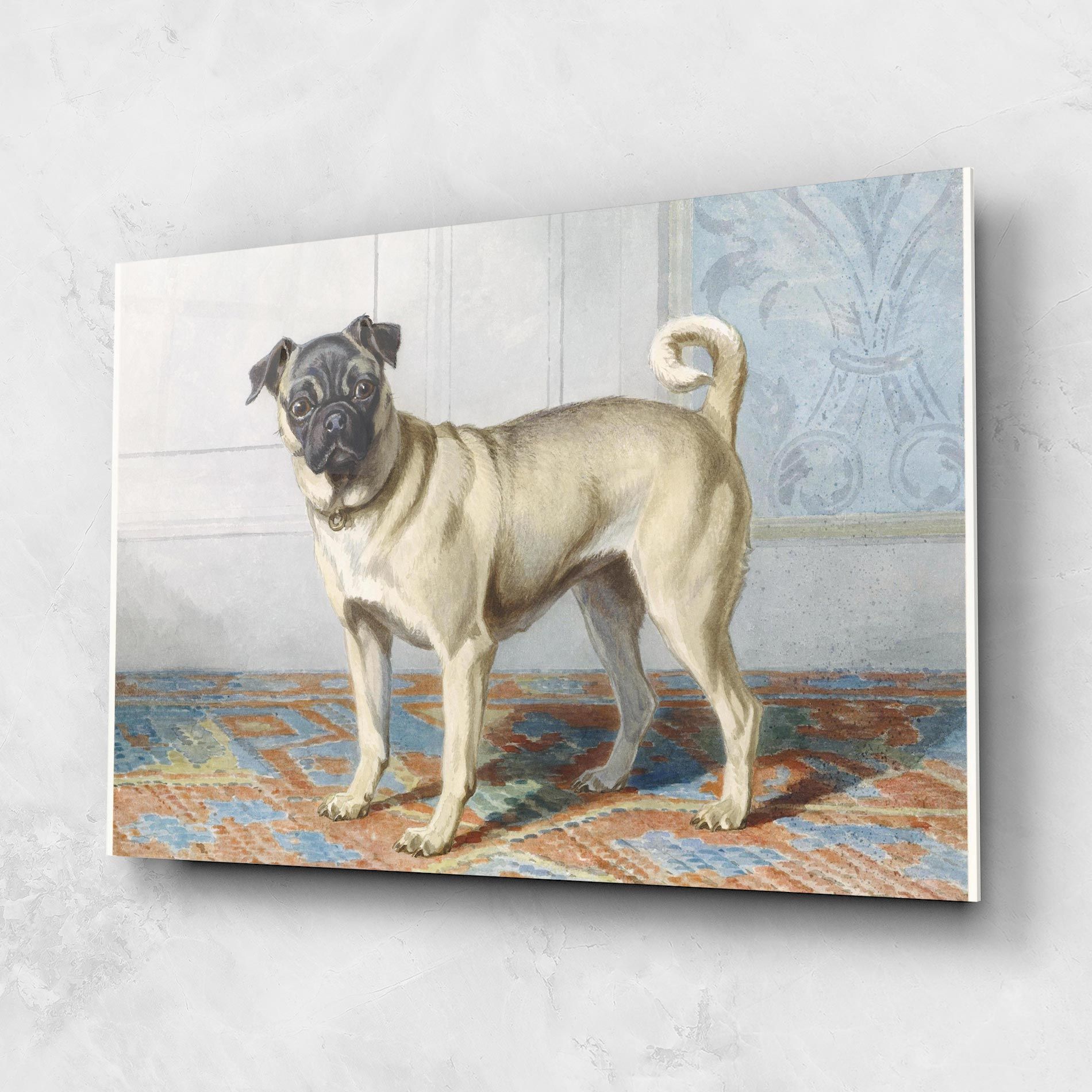 Cute Cream Dog mockup 1