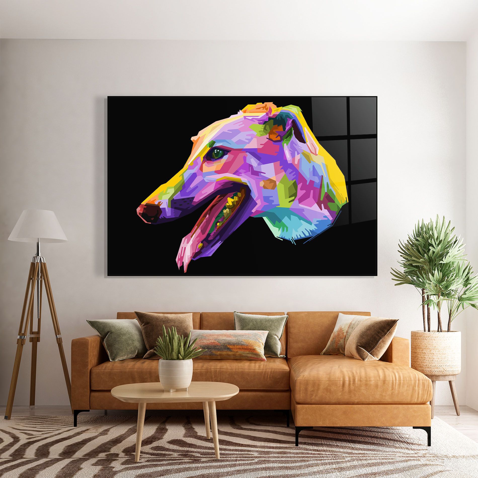 Colorful Dog Art mockup 7