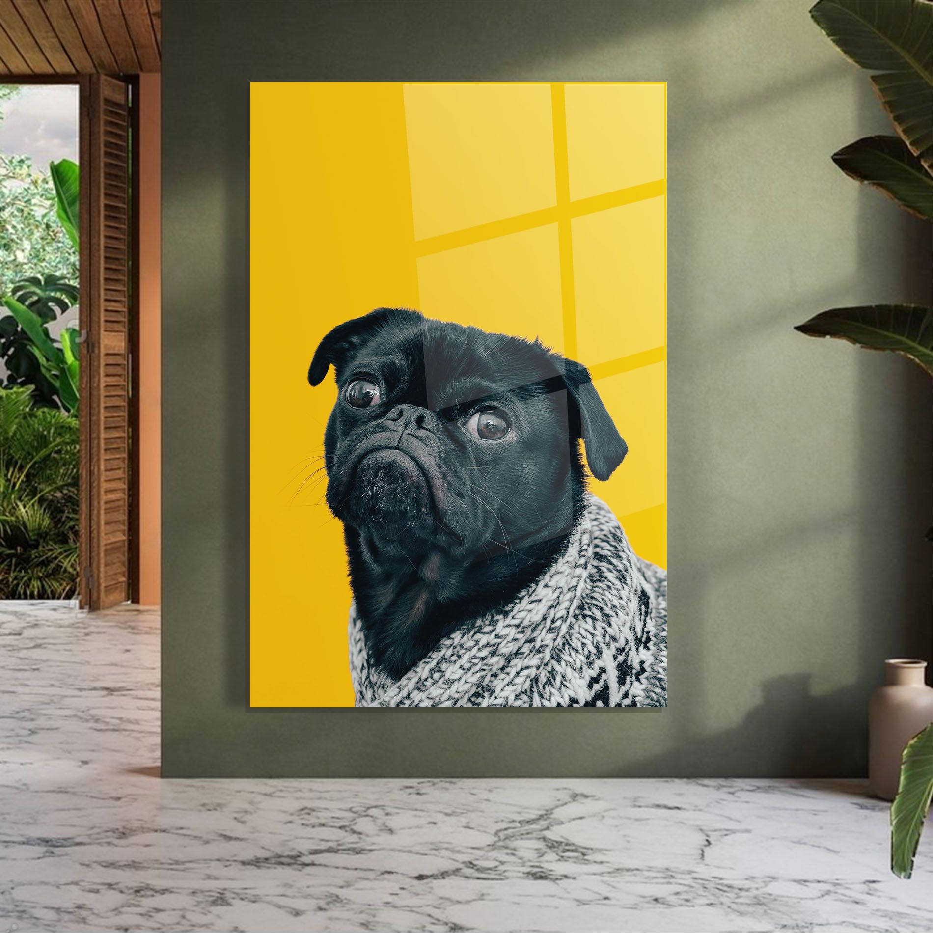 Black Pug mockup 7