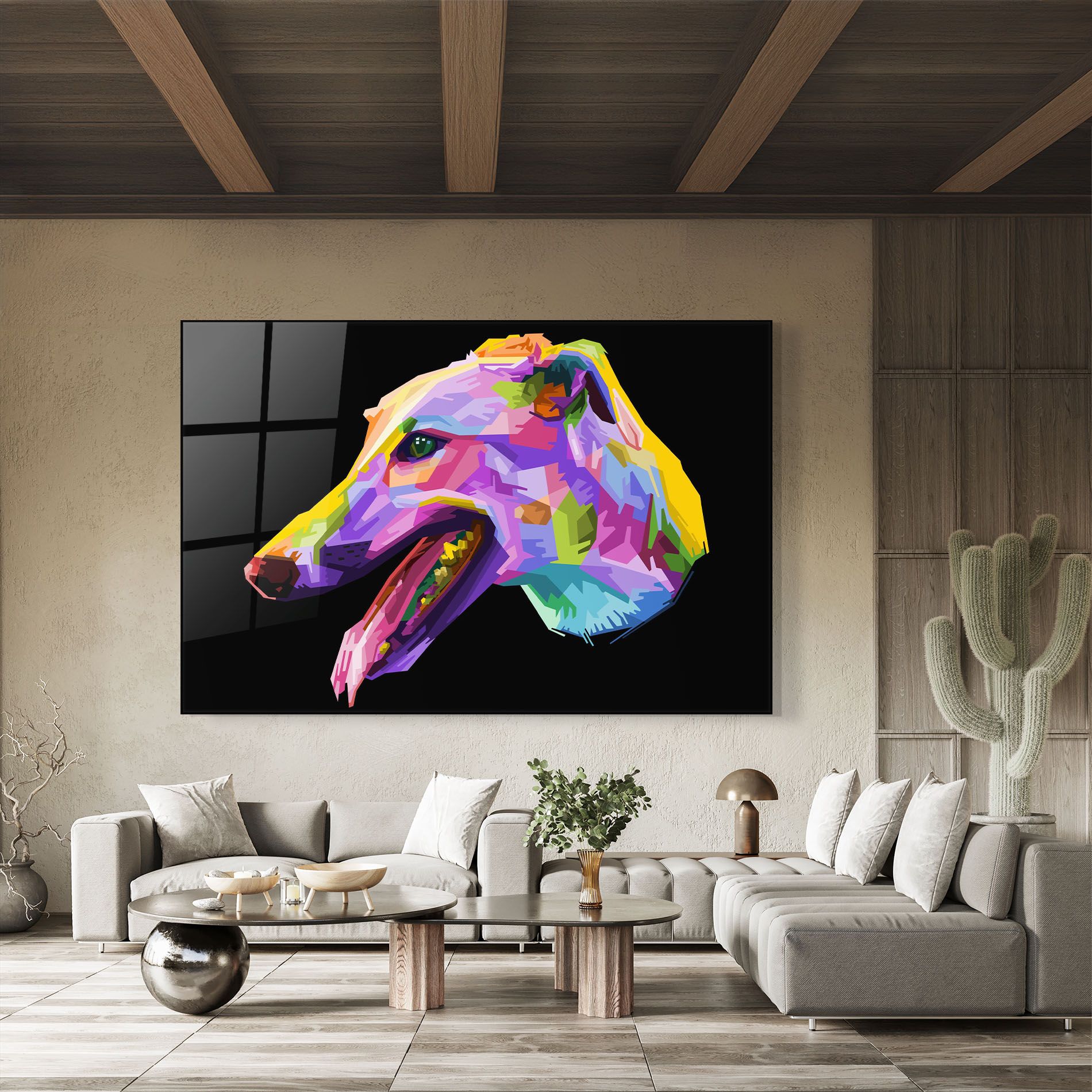 Colorful Dog Art mockup 8