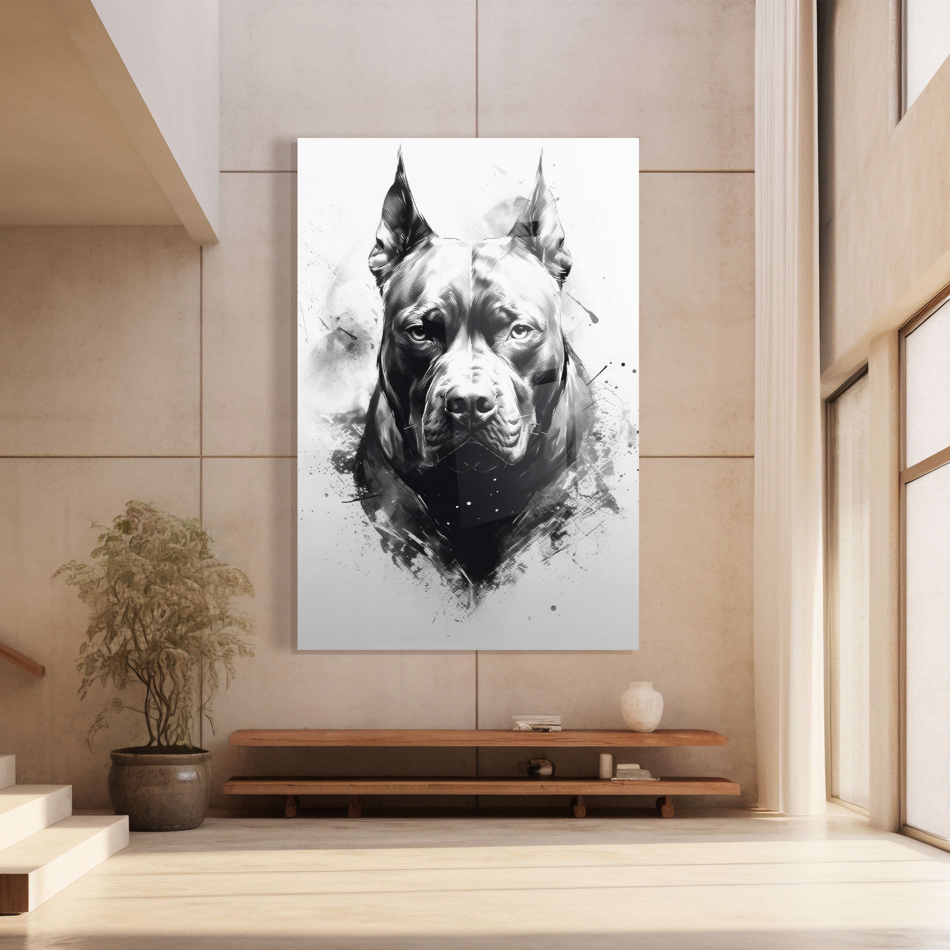 Angry Dog Face mockup 8