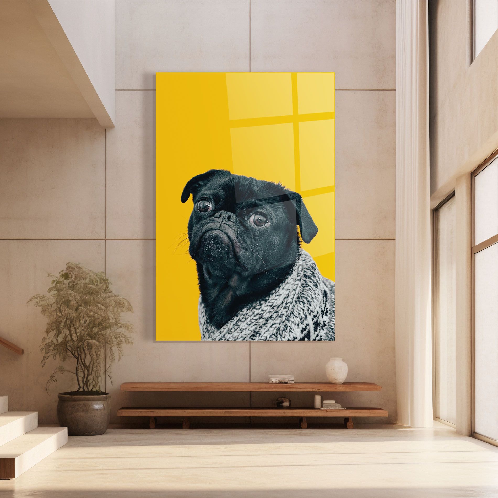 Black Pug mockup 8