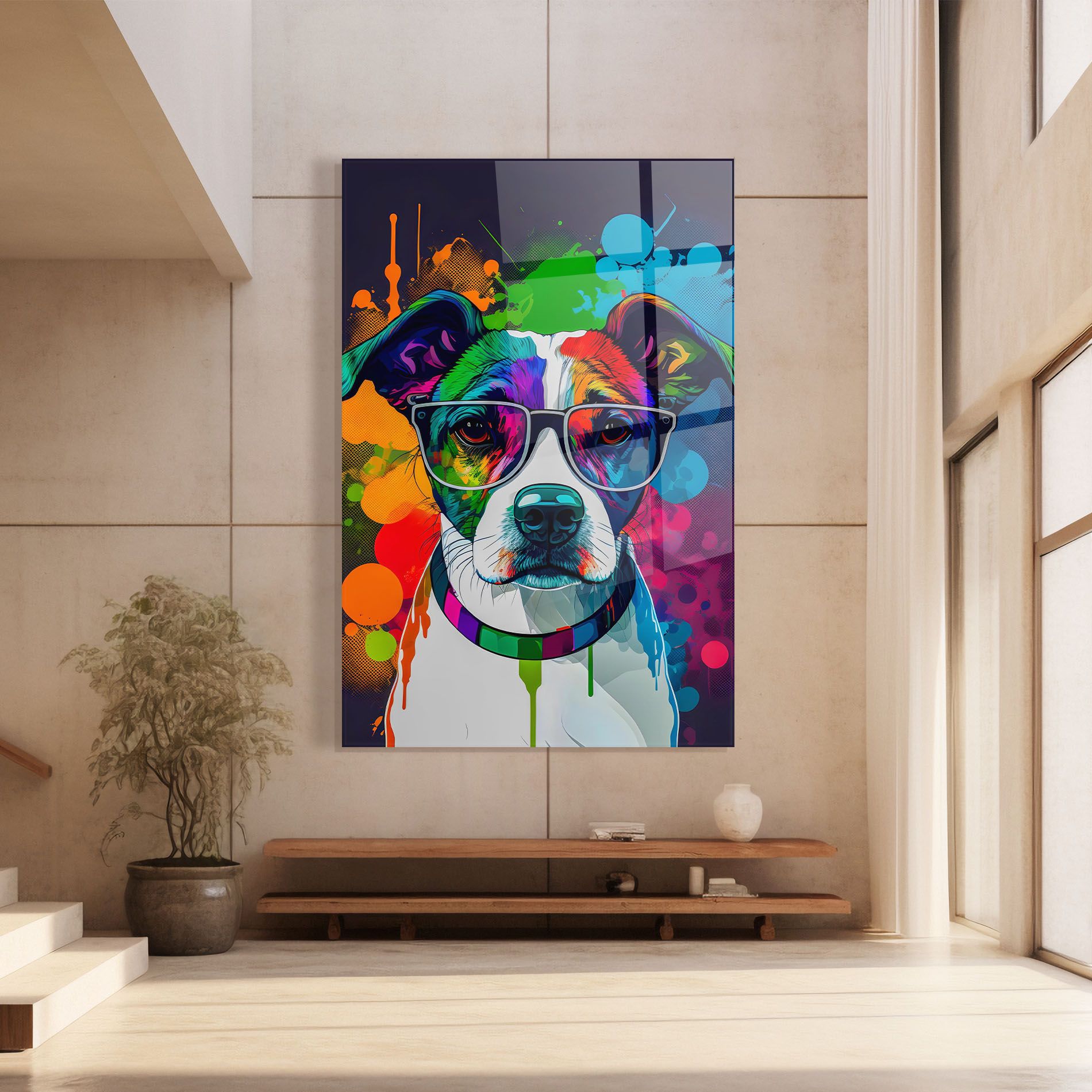 Colorful Dog mockup 8