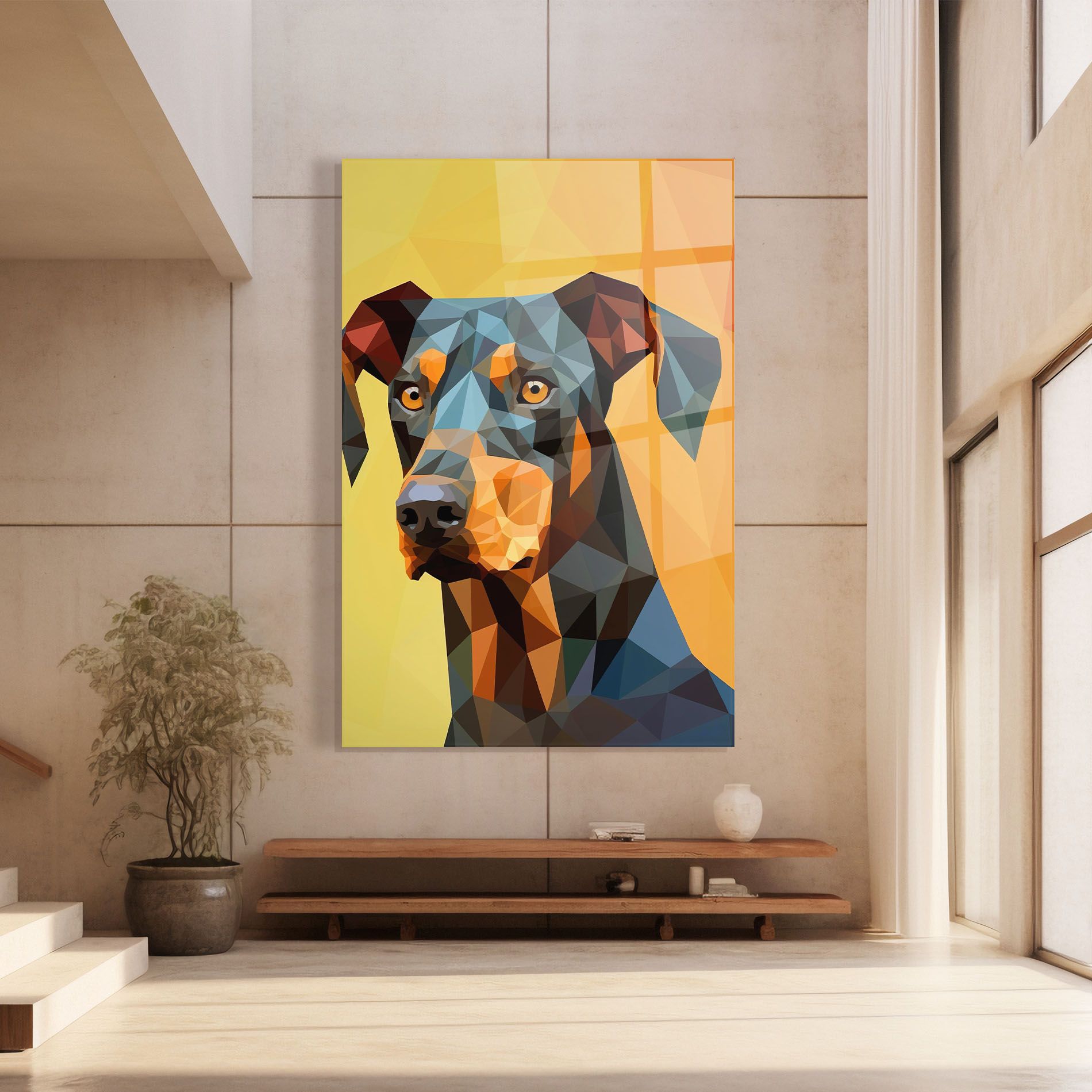 Digital Art Dog mockup 8