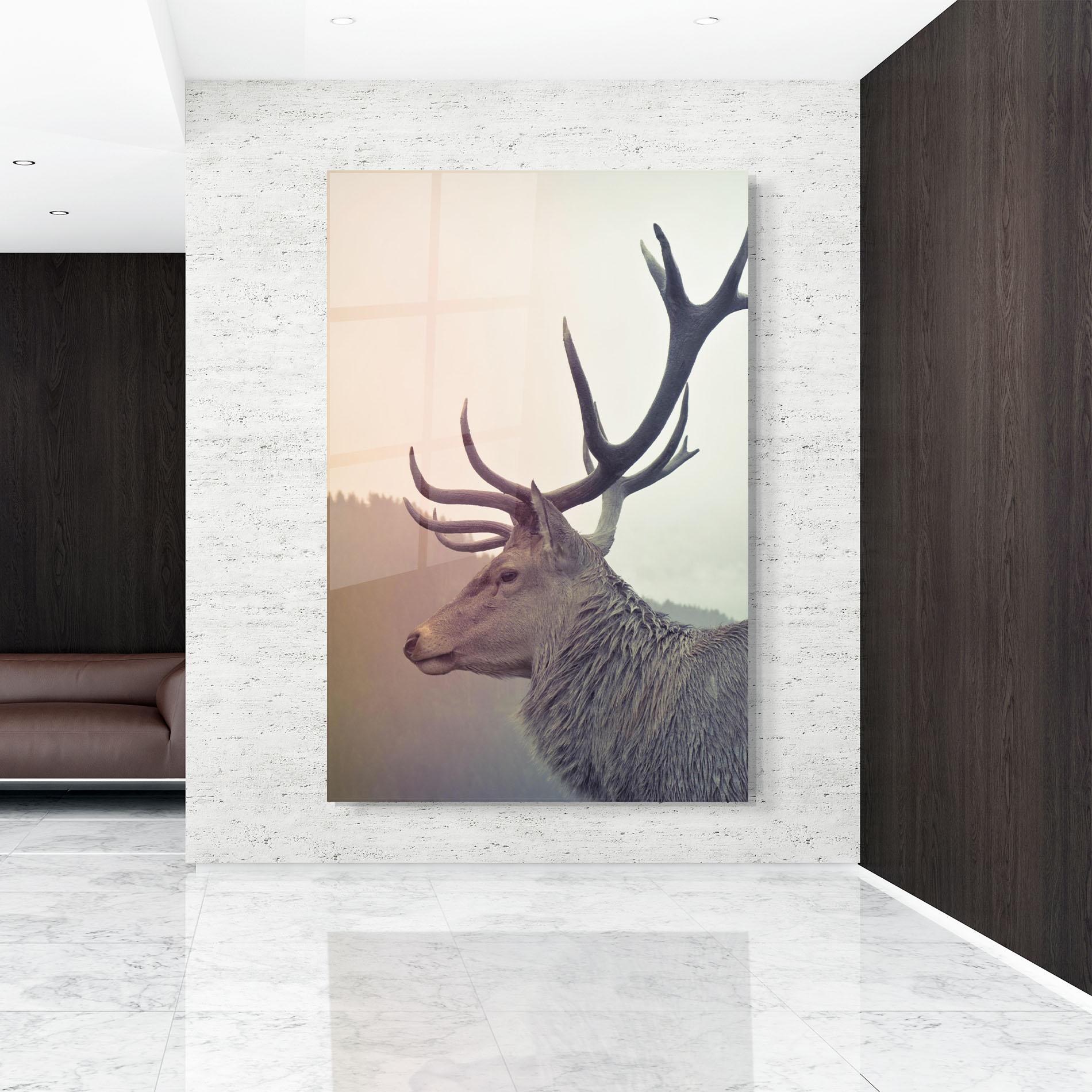 Tablou Sticla King Of The Forest mockup 9