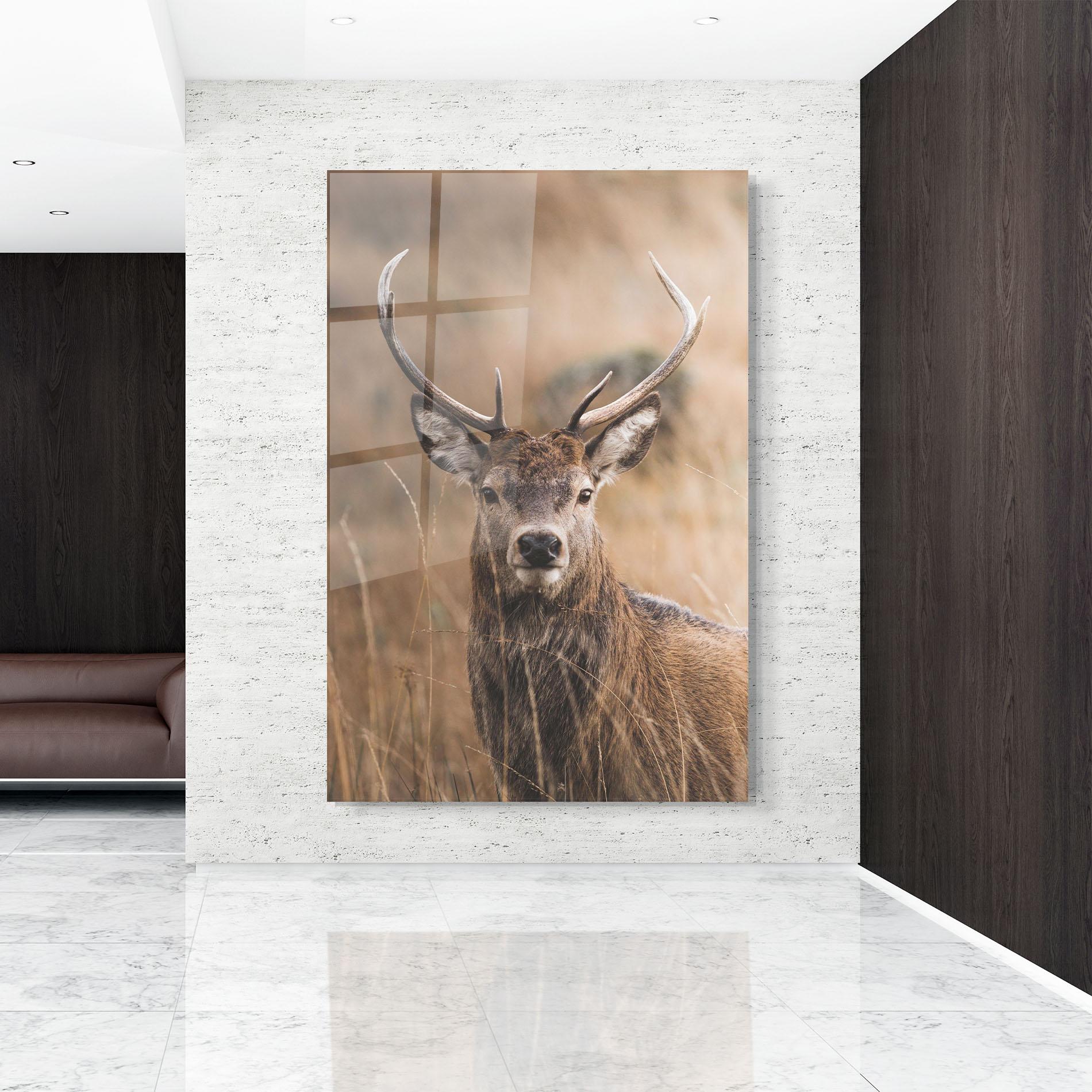 Tablou Sticla Majestic Deer mockup 9