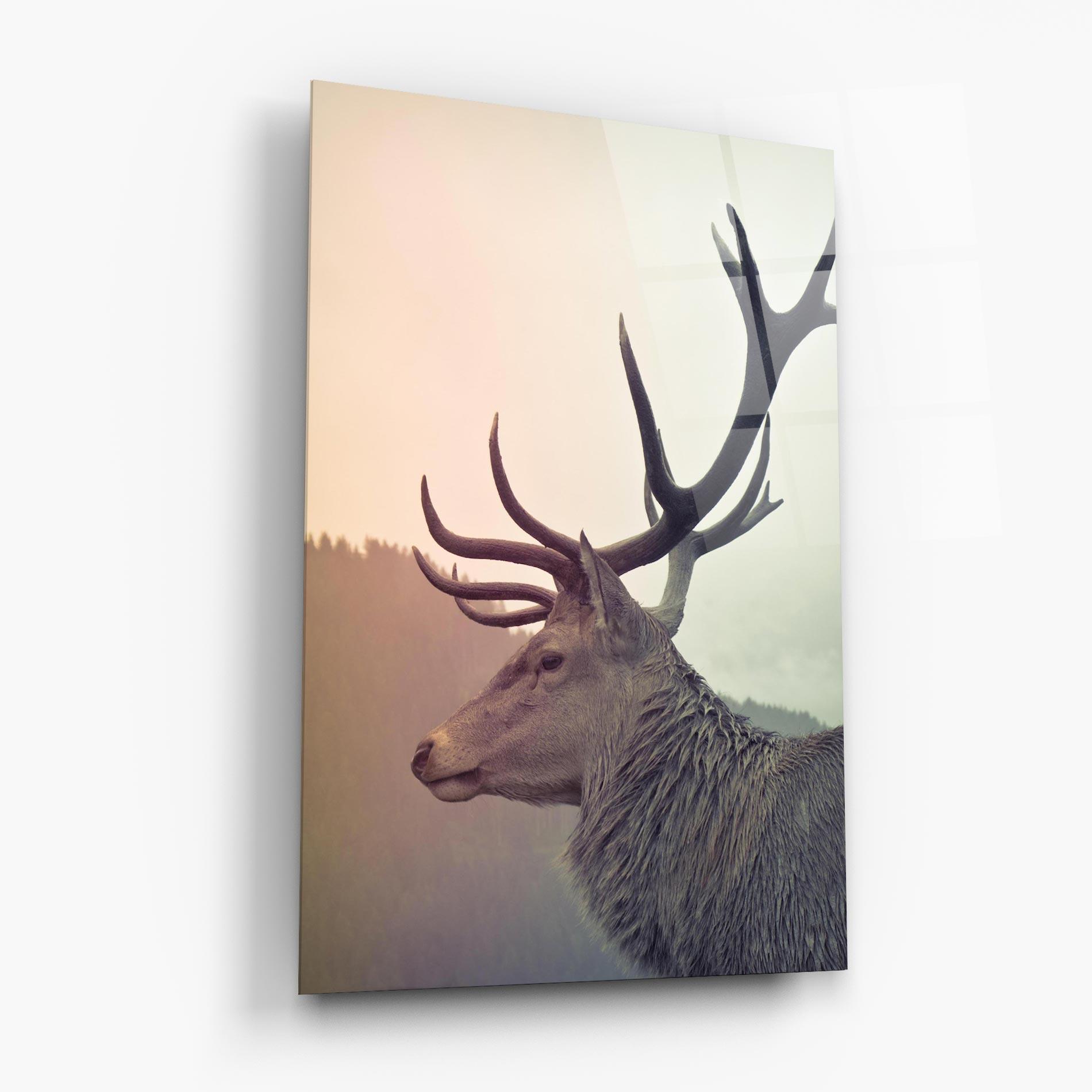 Tablou Sticla King Of The Forest mockup 6