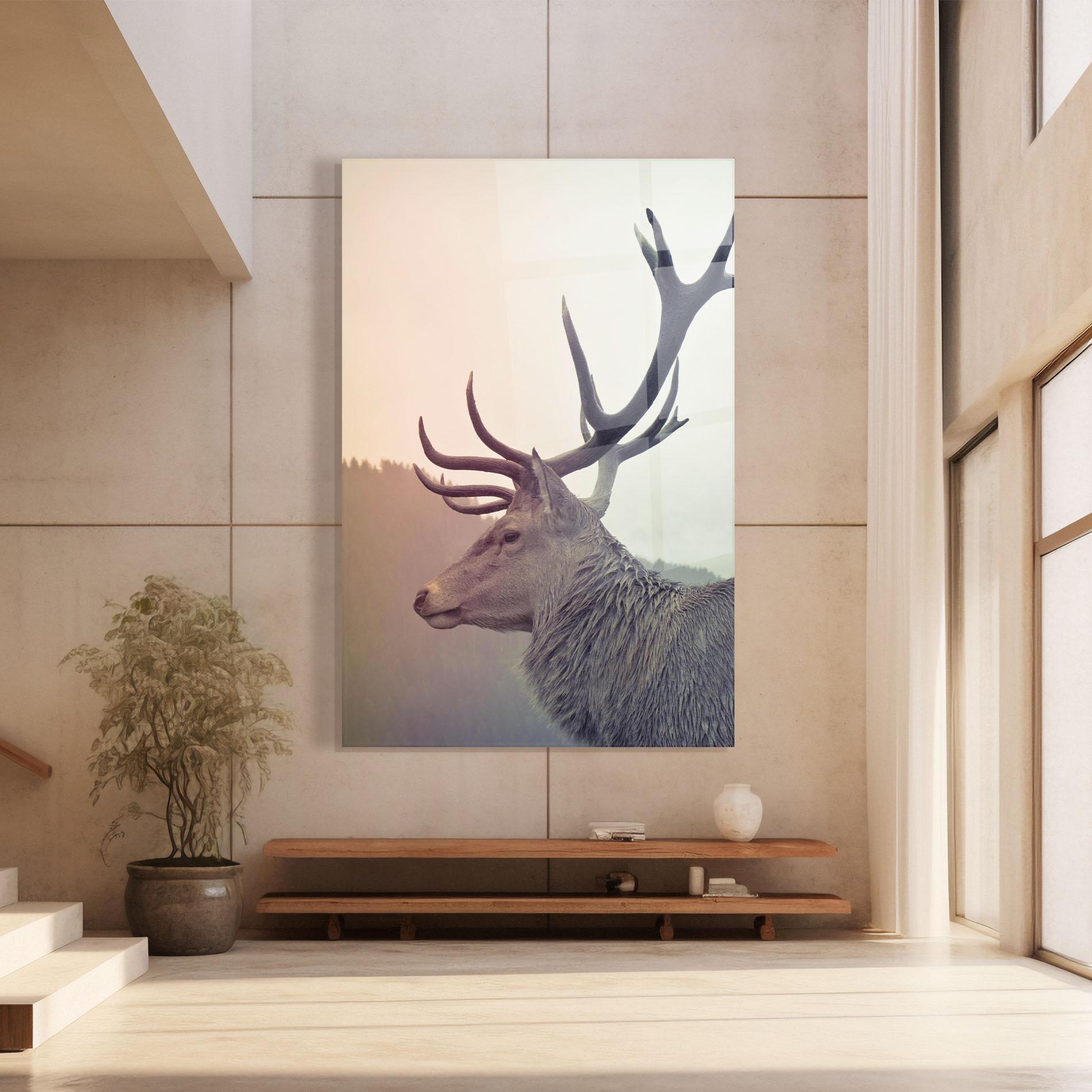 Tablou Sticla King Of The Forest mockup 8