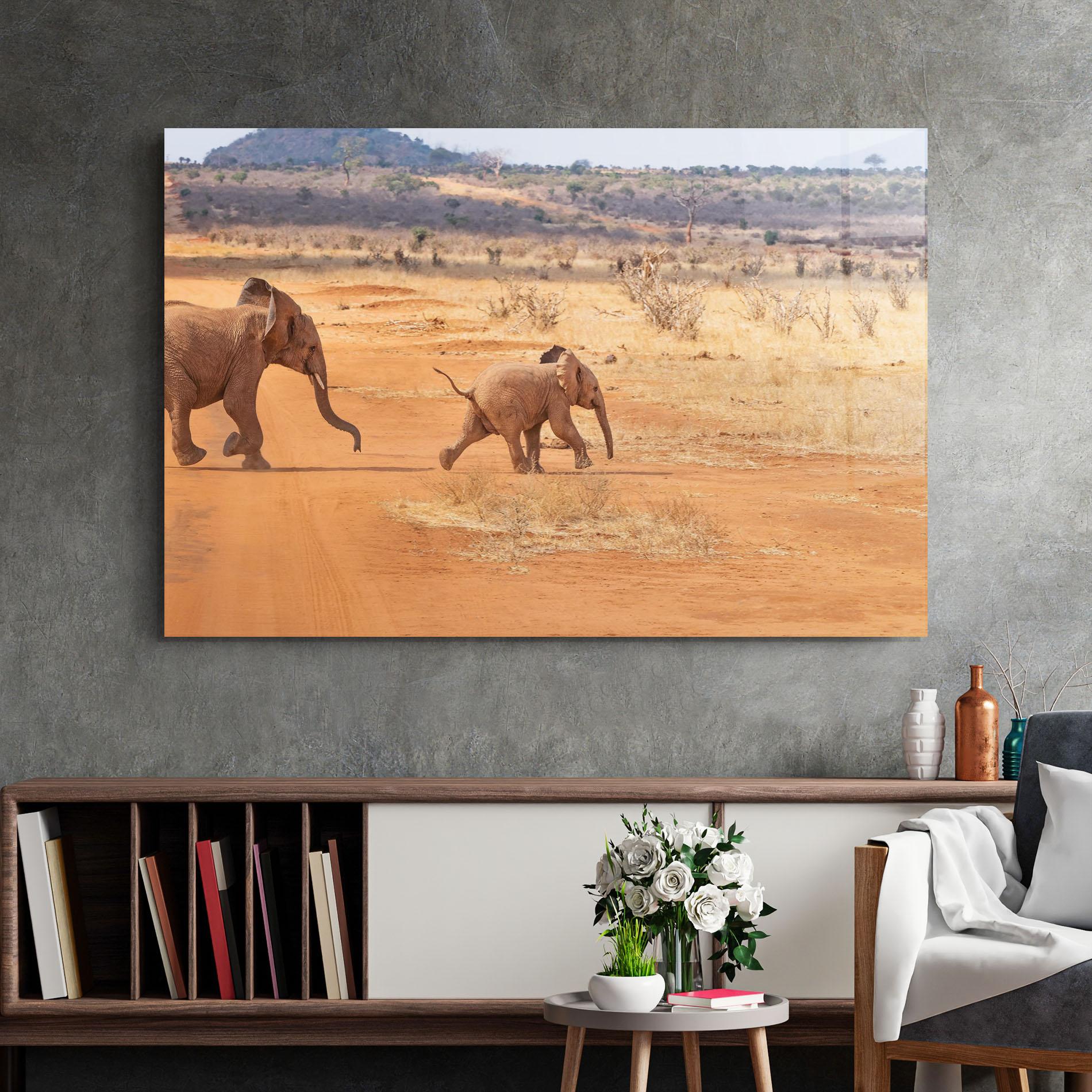 Tablou Sticla Desert Safari mockup 2