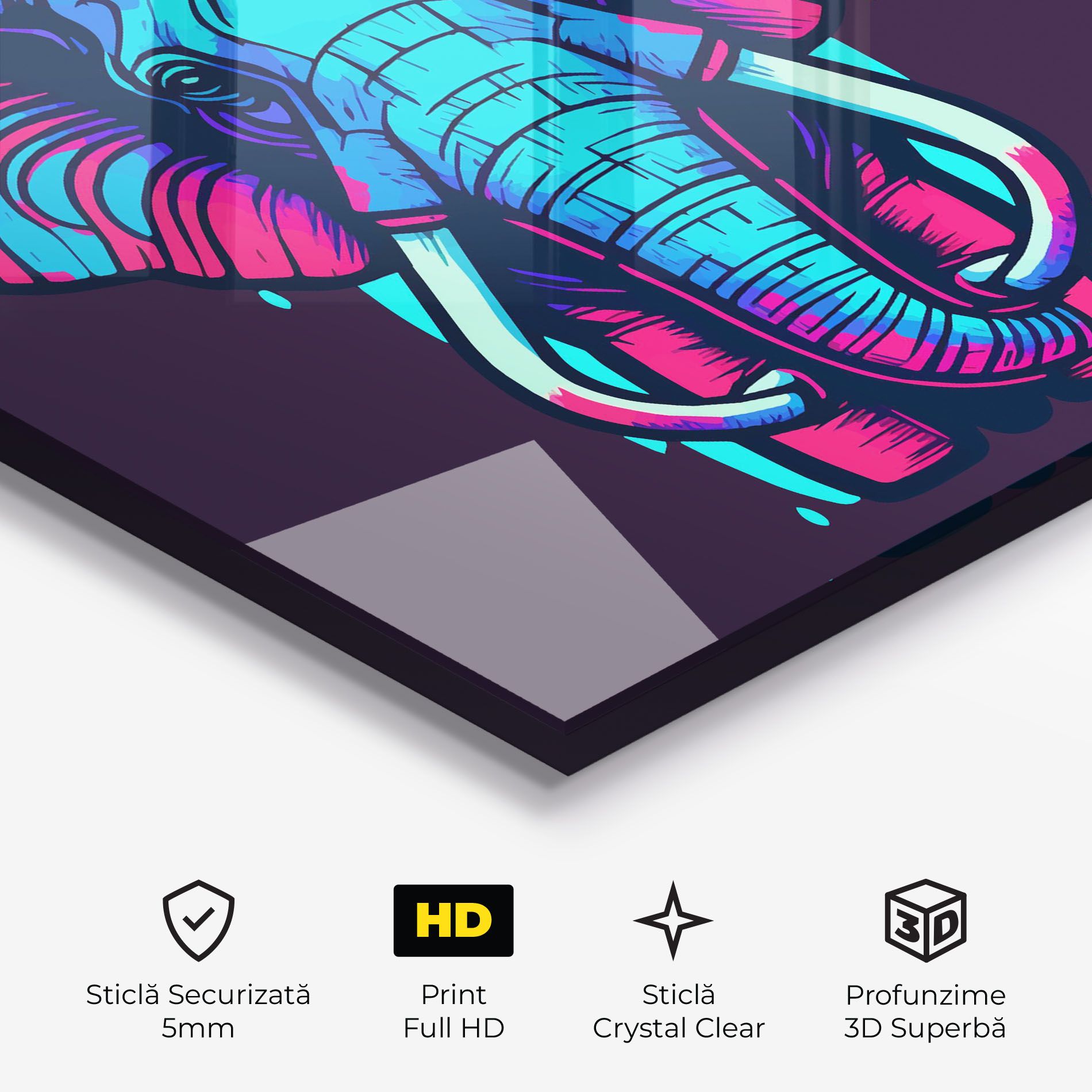 Pink Blue Elephant mockup 3