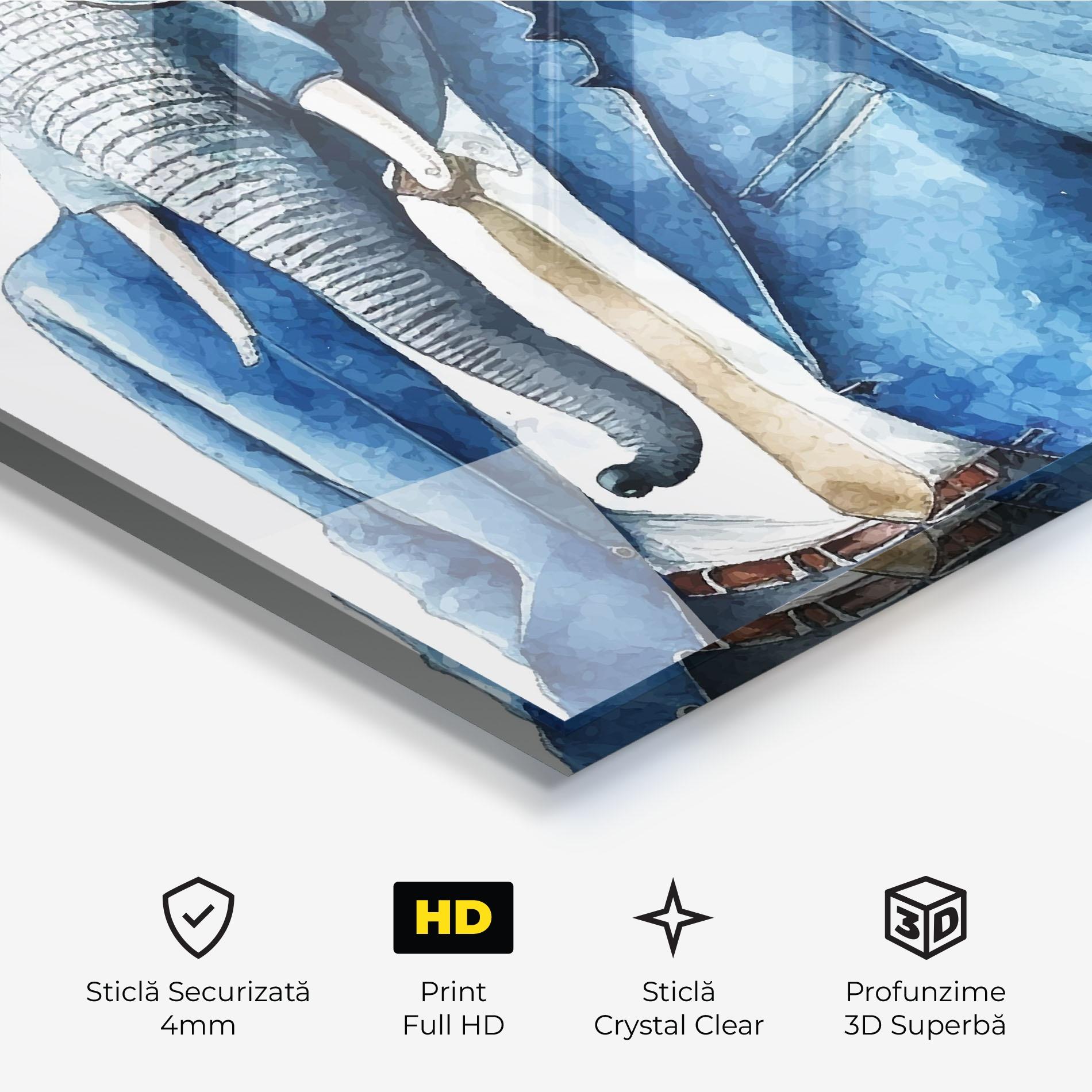 Tablou Sticla Bussiness Elephant mockup 3