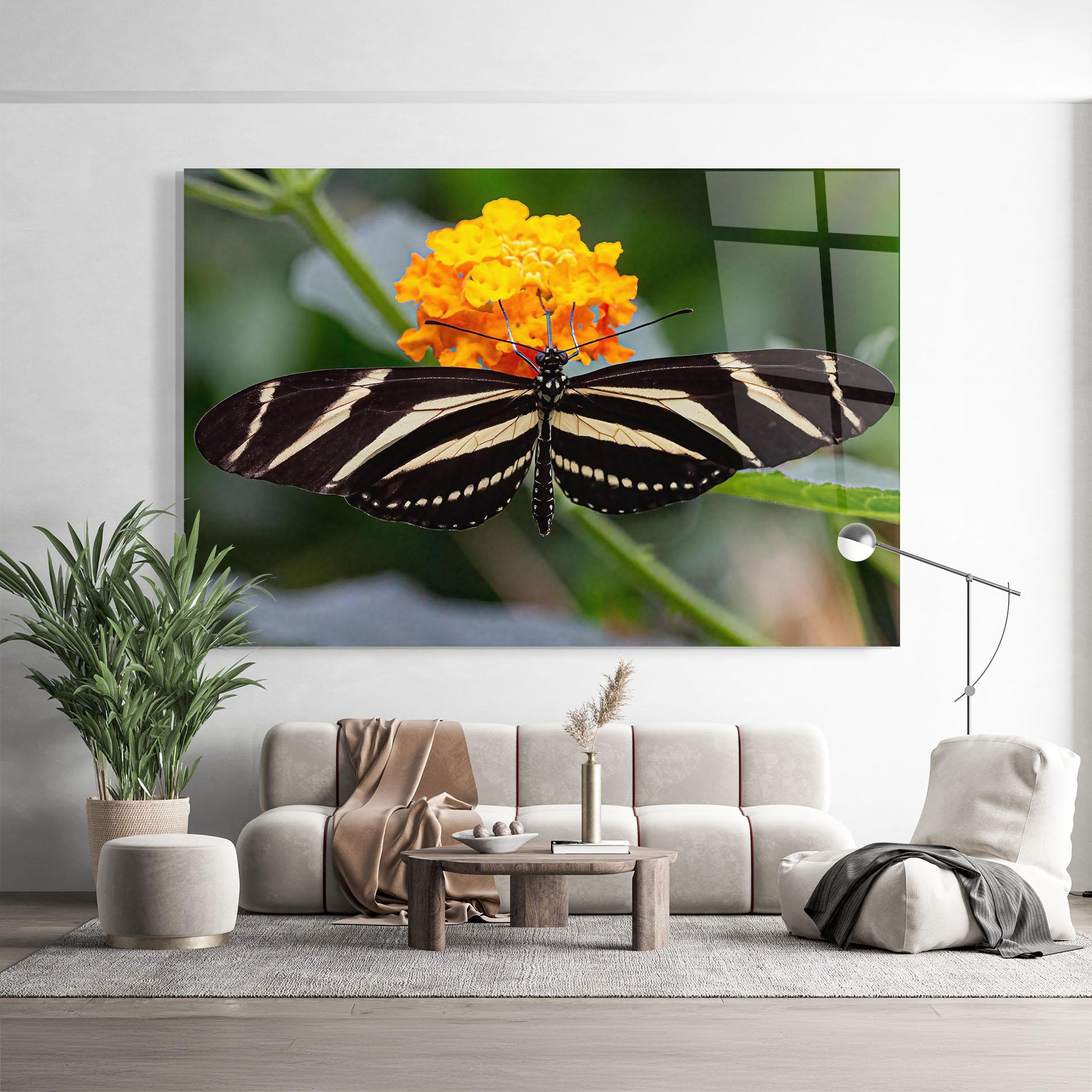 Tablou Sticla Big Wings Butterfly mockup 9