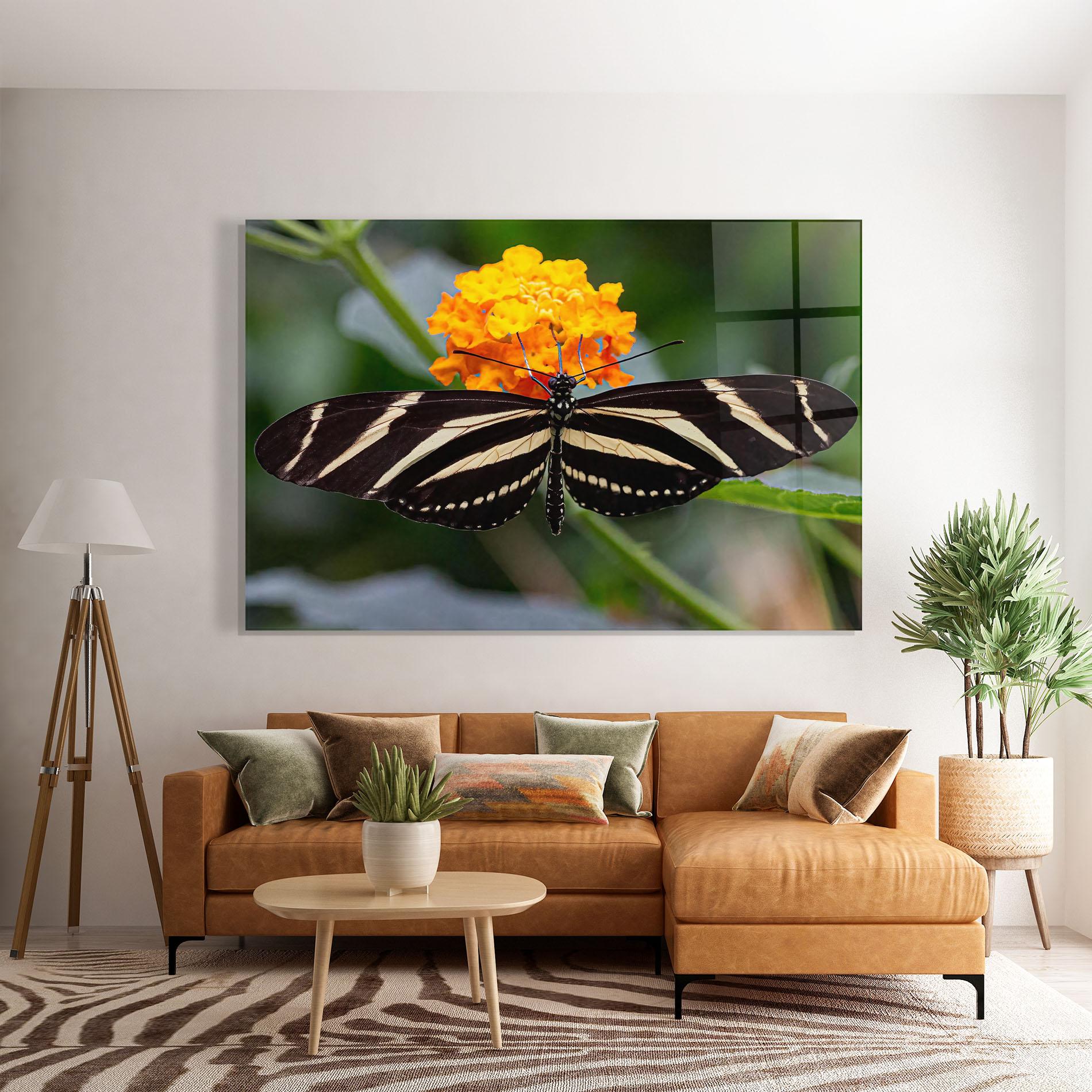 Tablou Sticla Big Wings Butterfly mockup 7