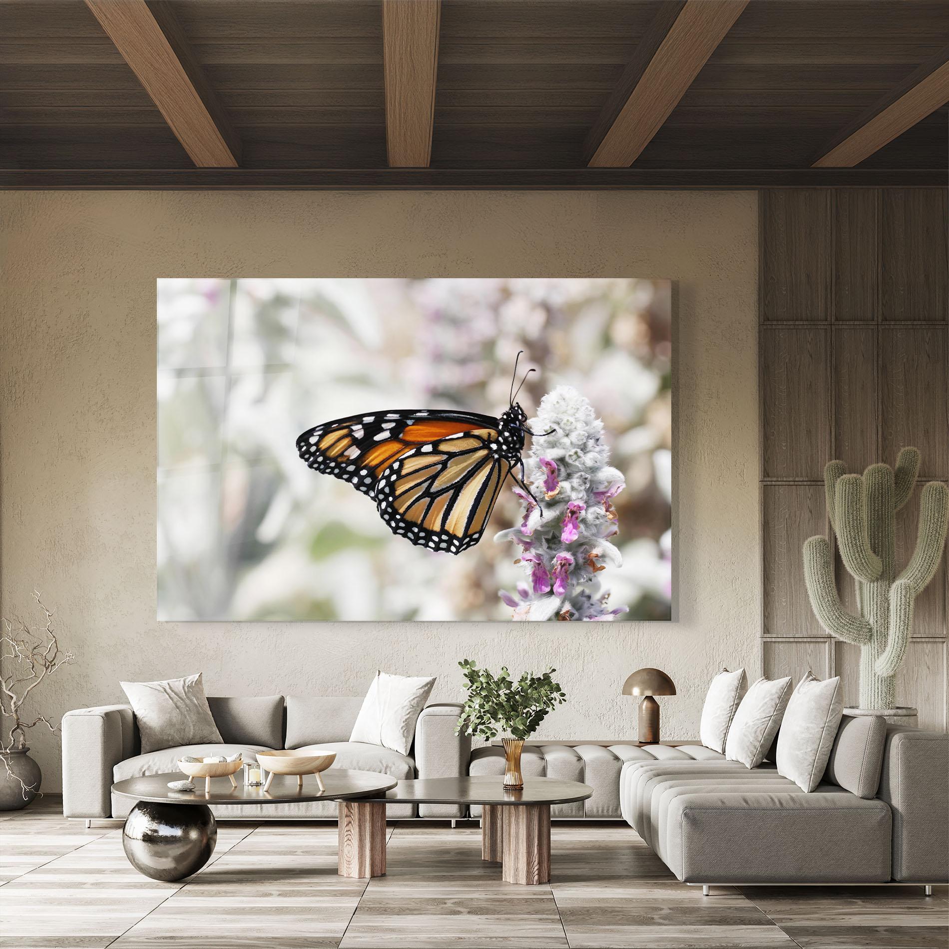 Tablou Sticla Beauty Butterfly mockup 8