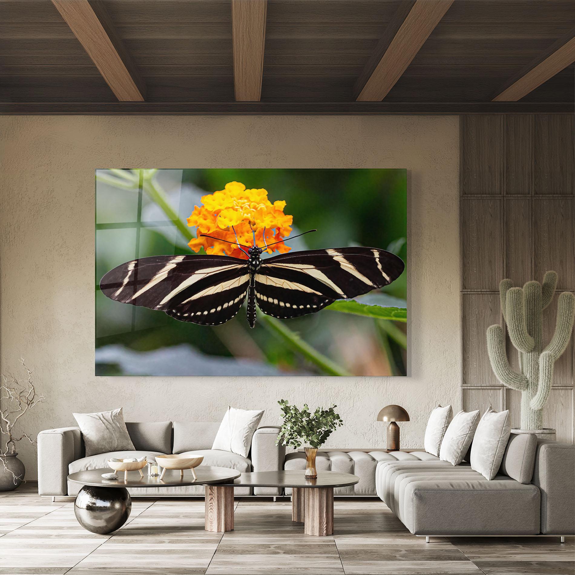 Tablou Sticla Big Wings Butterfly mockup 8