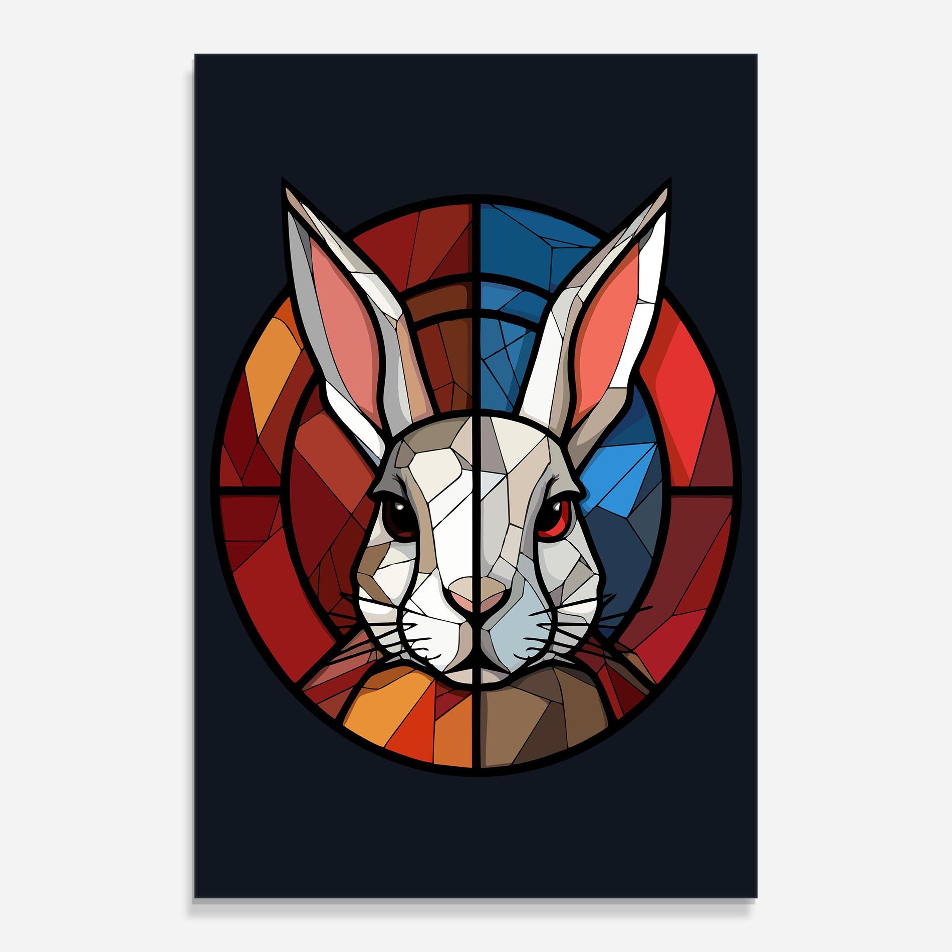 Tablou Sticla Bunny mockup 0
