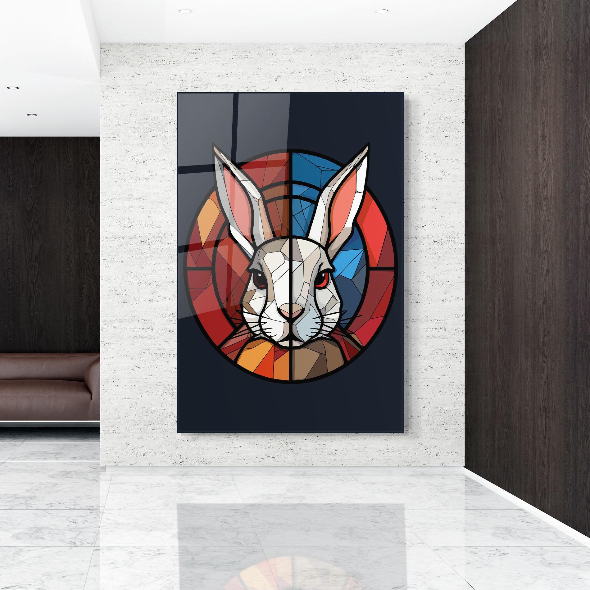Tablou Sticla Bunny mockup 9