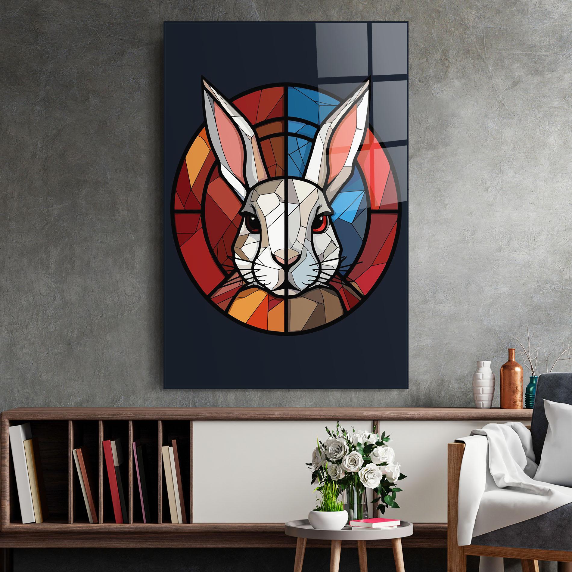 Tablou Sticla Bunny mockup 2