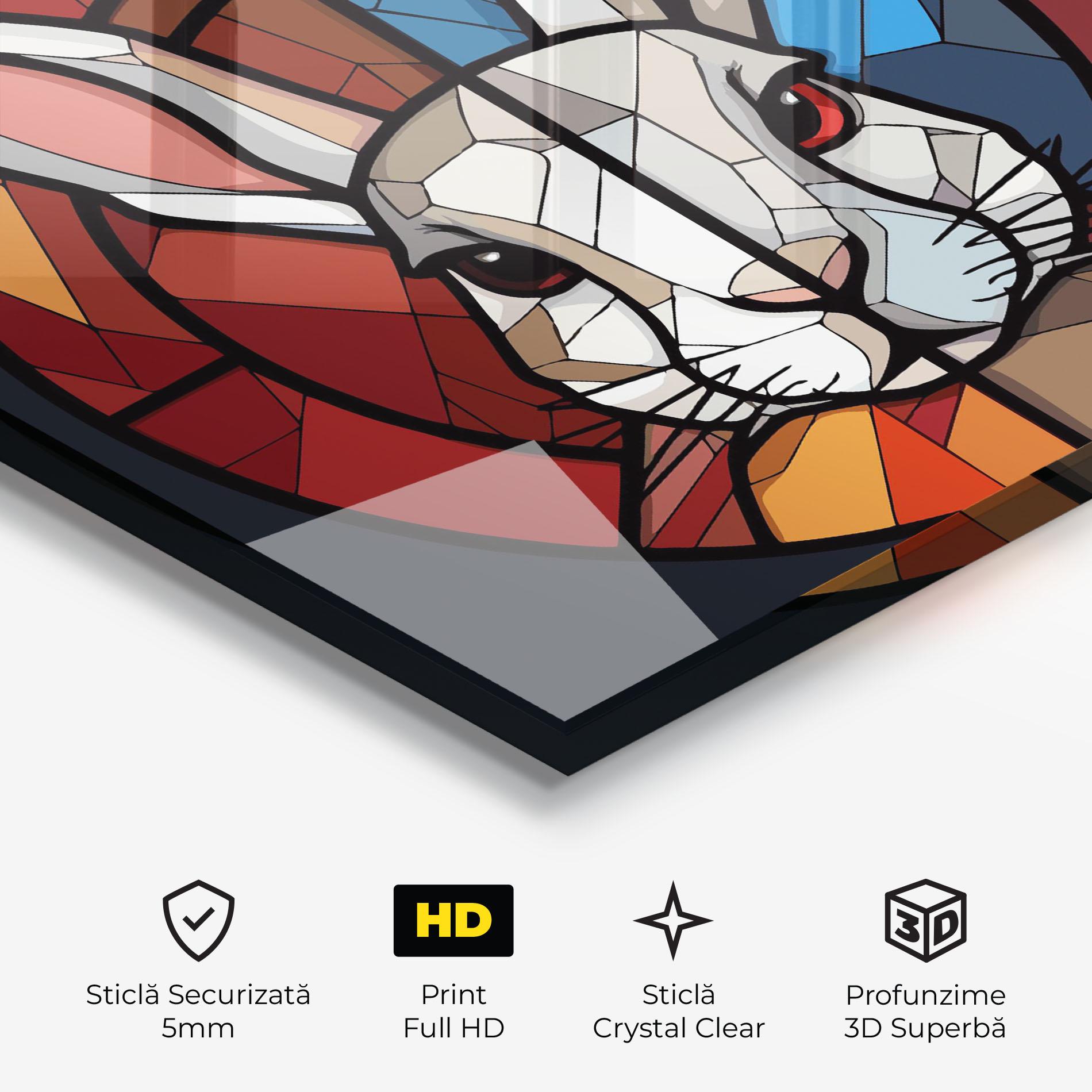 Tablou Sticla Bunny mockup 3