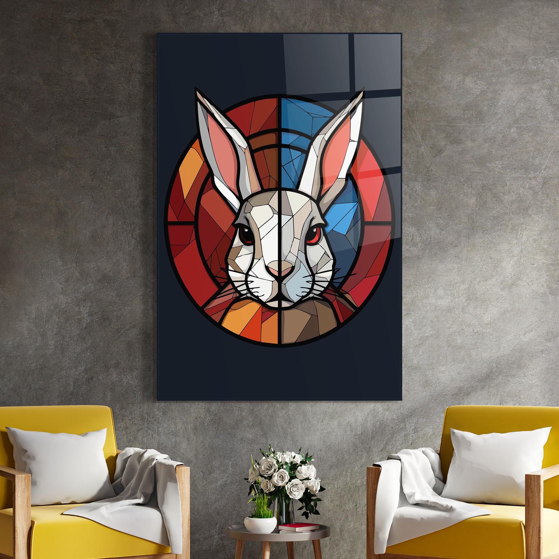 Tablou Sticla Bunny mockup 4