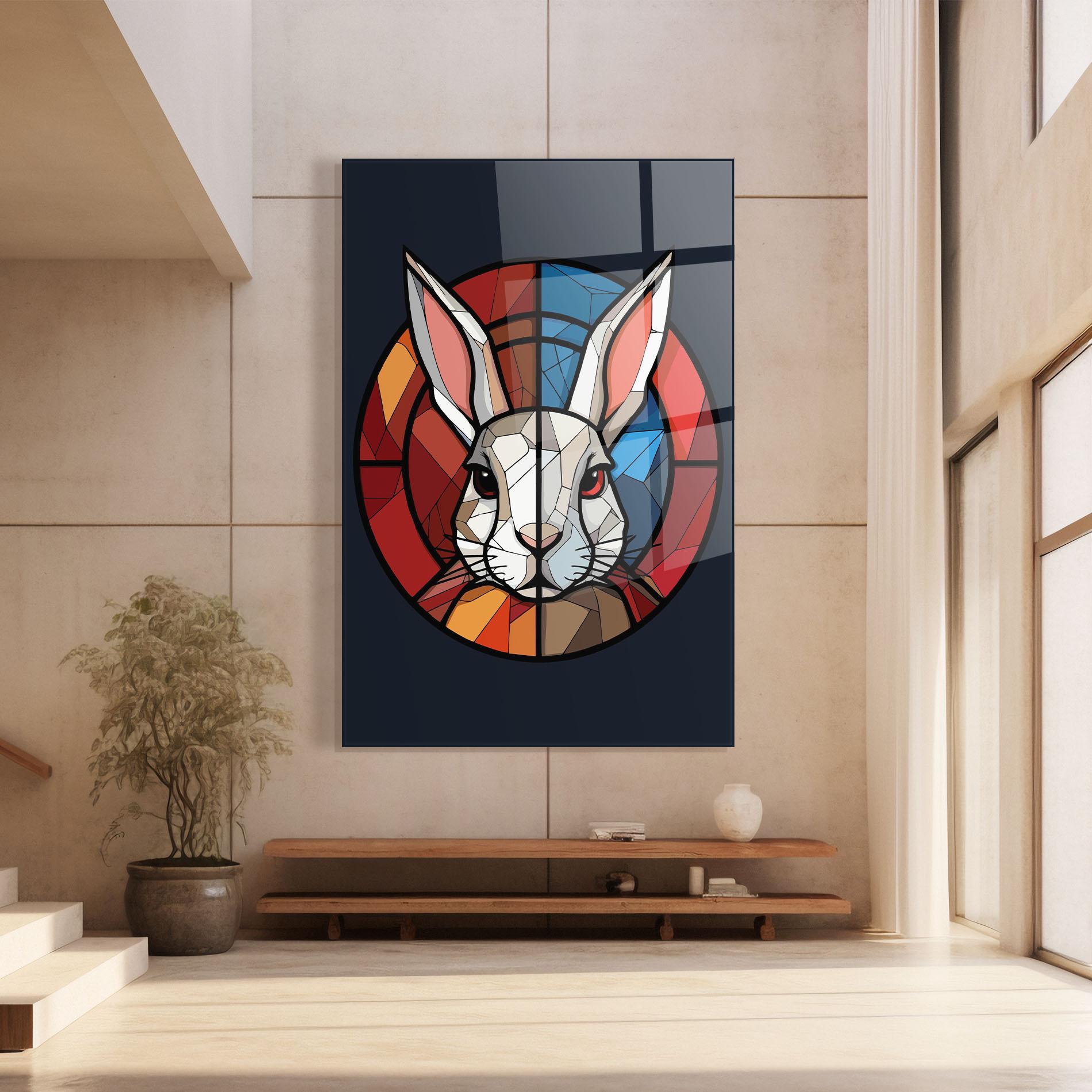 Tablou Sticla Bunny mockup 8