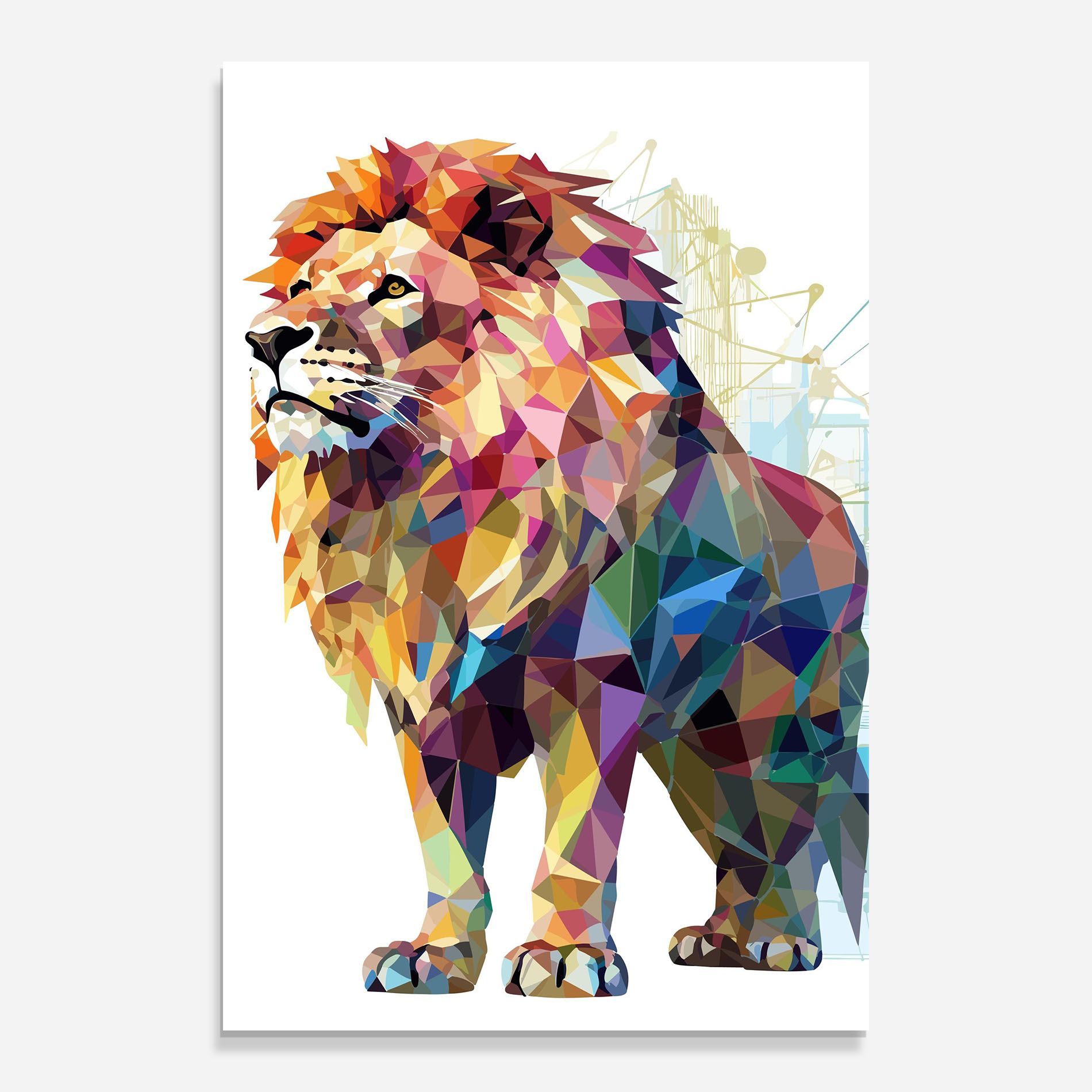 Artistic Lion mockup 0