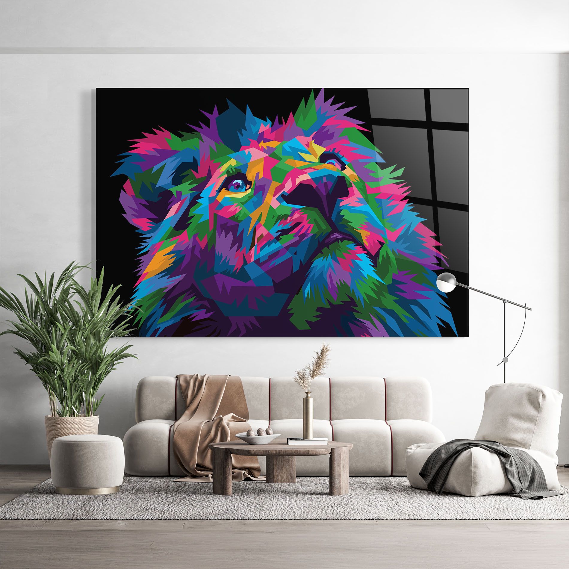 Cute Color Lion mockup 9