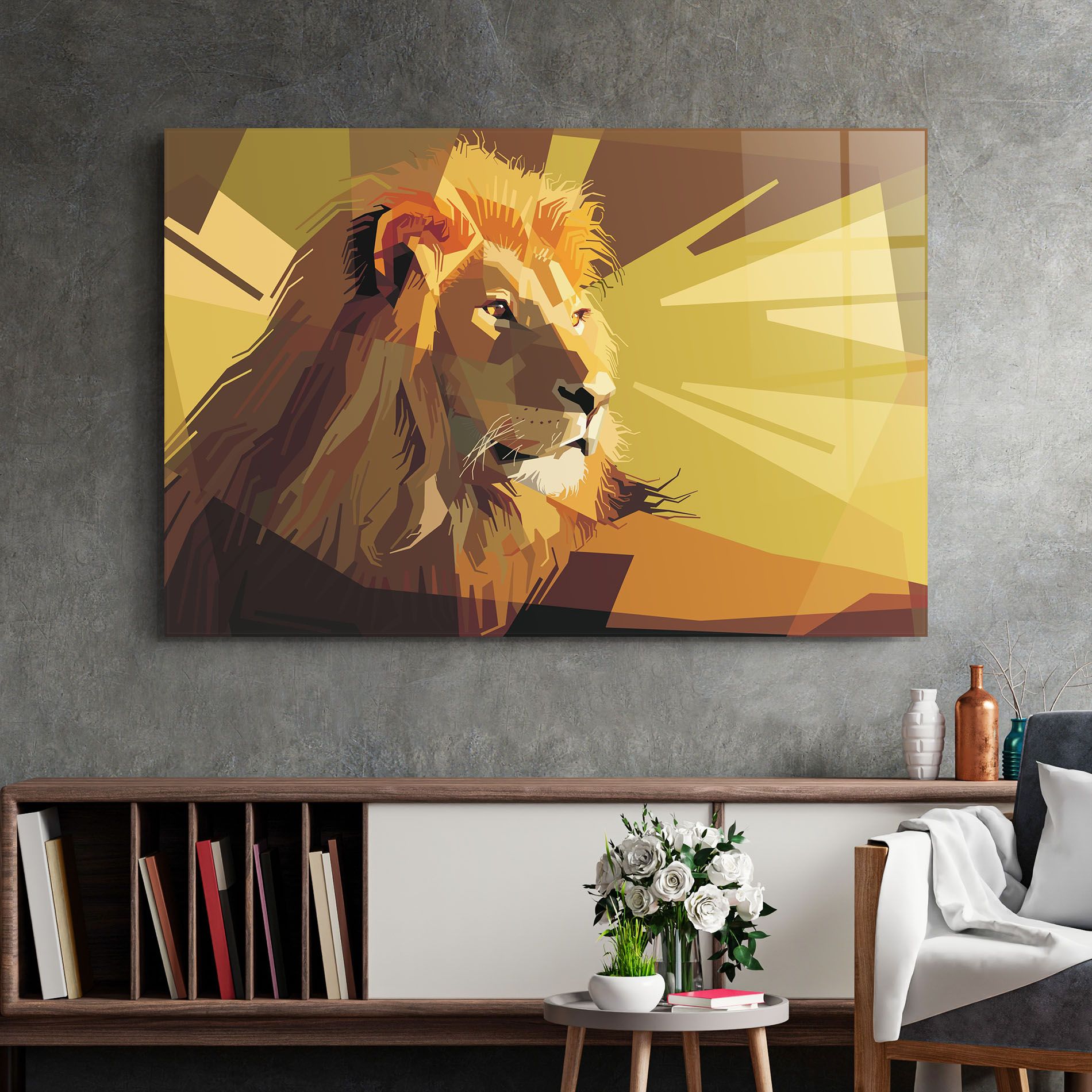 Lion Art mockup 2