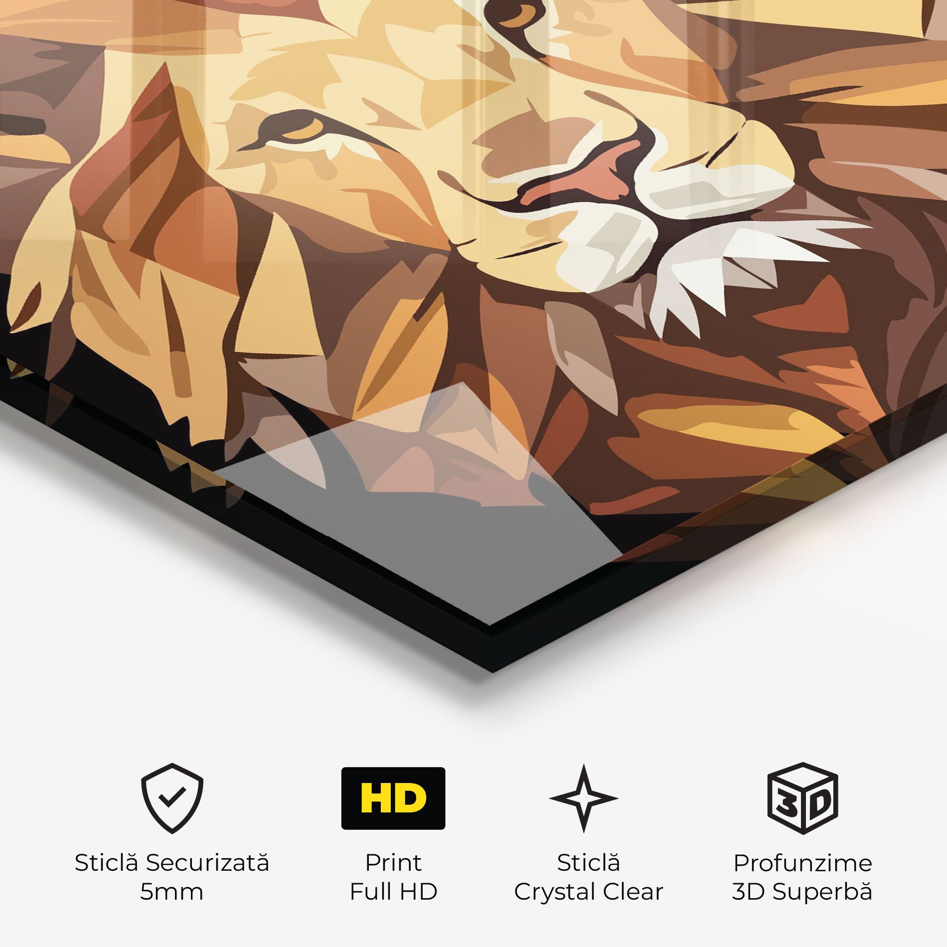 Cartoon Lion mockup 3