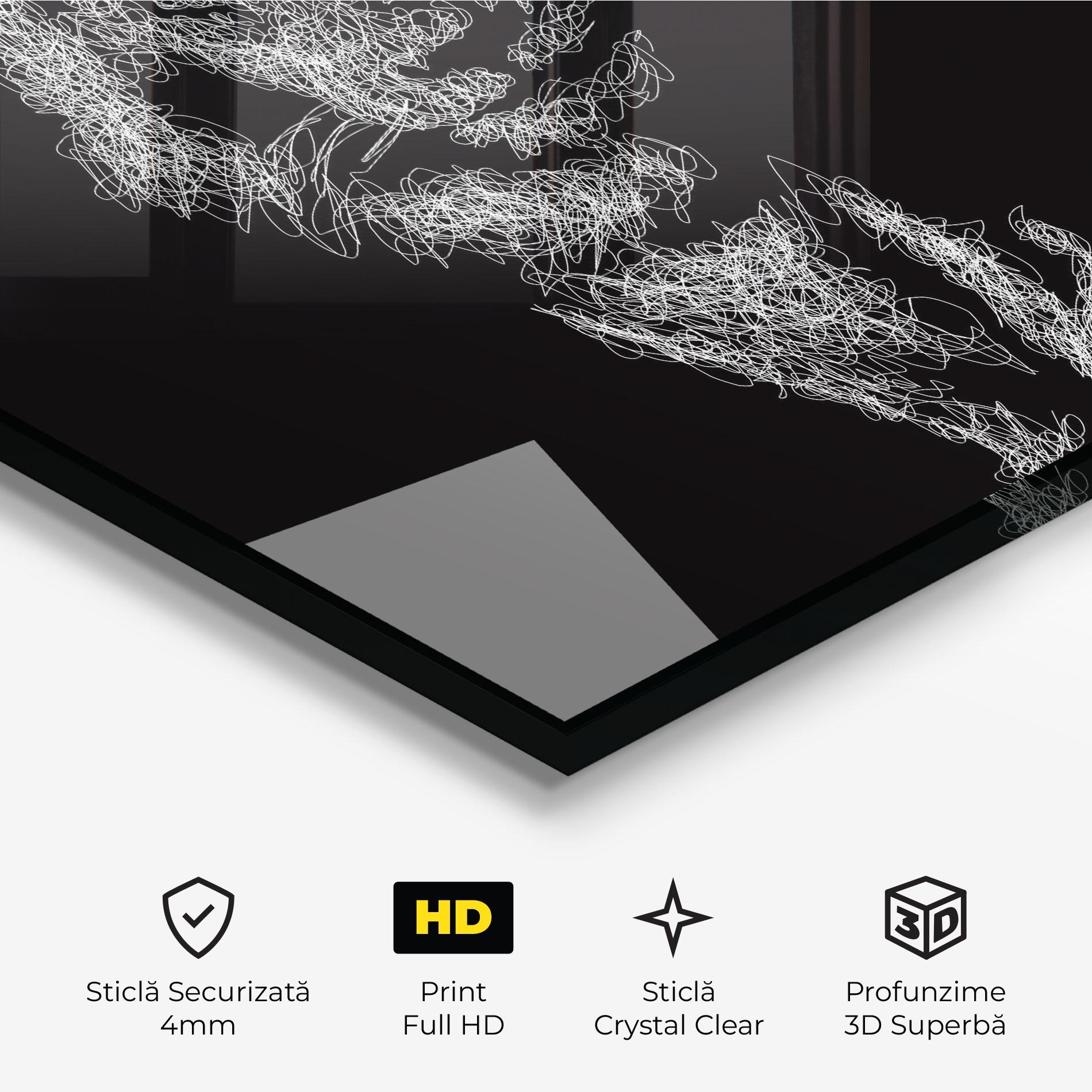 Tablou Sticla Lion Signature mockup 3