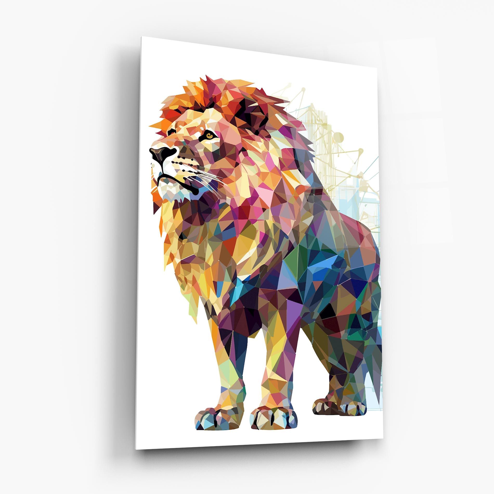 Artistic Lion mockup 6