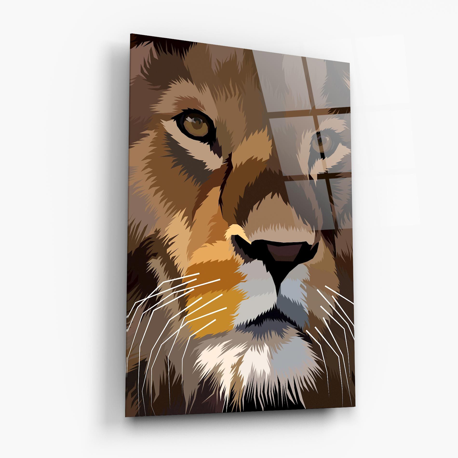 Cute Lion Art mockup 6
