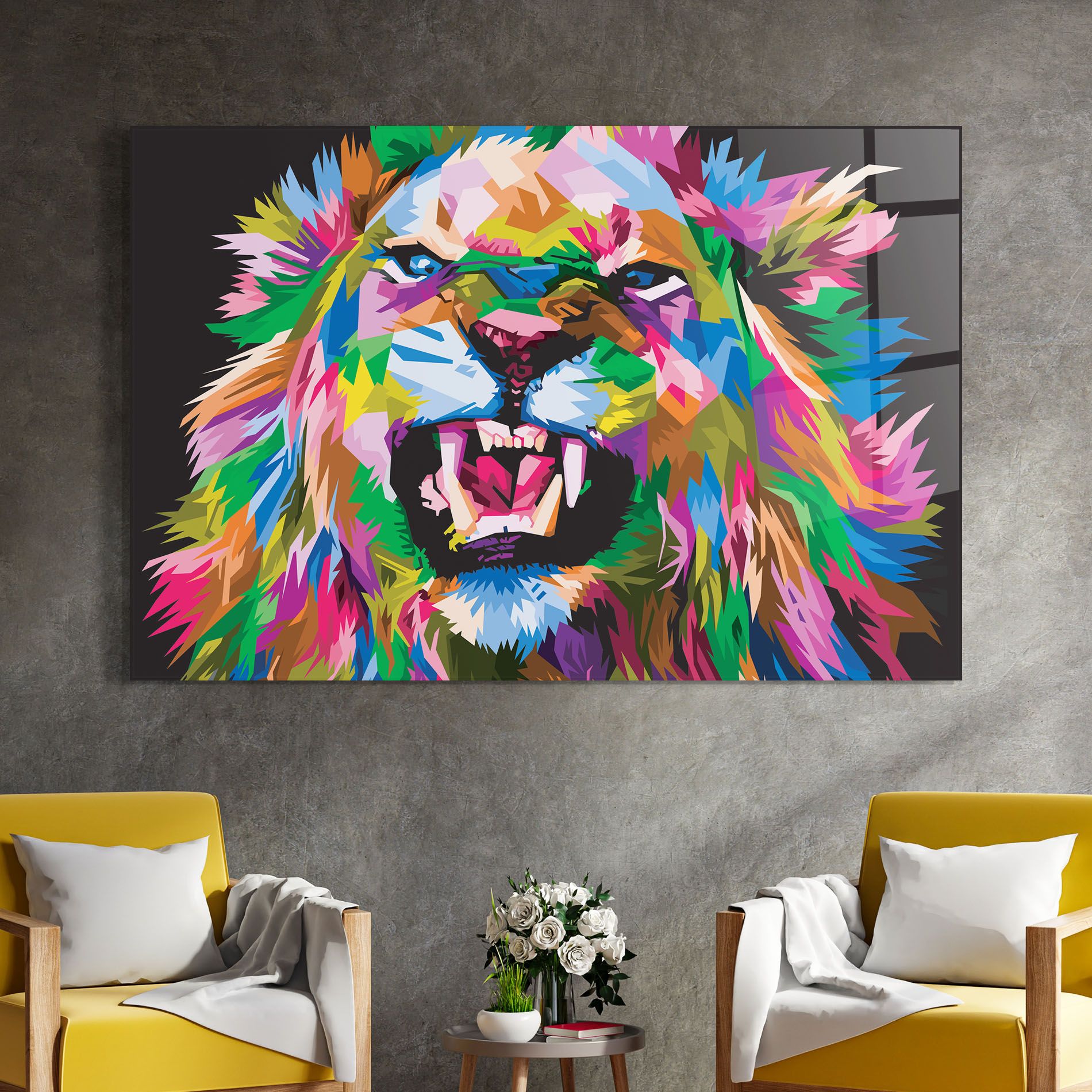 Angry Lion Eyes mockup 4