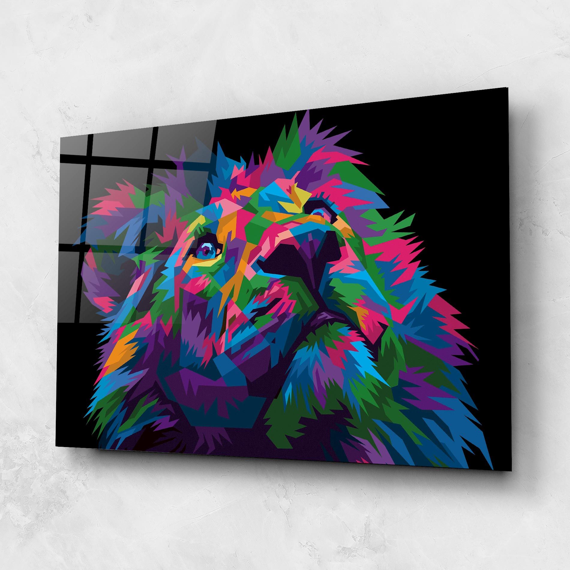 Cute Color Lion mockup 1
