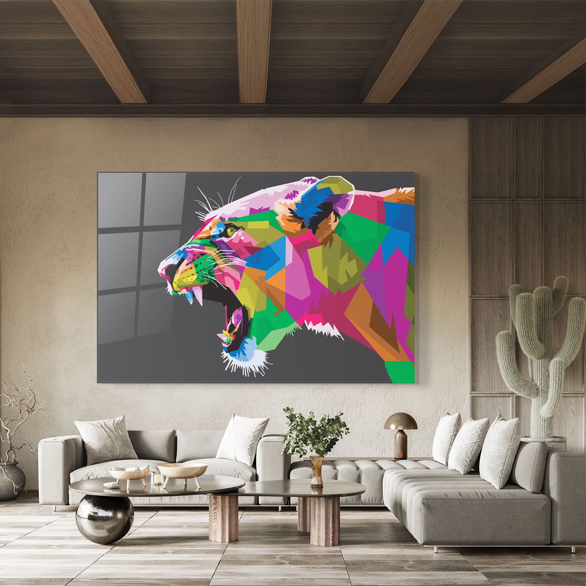 Female Lion Head mockup 8