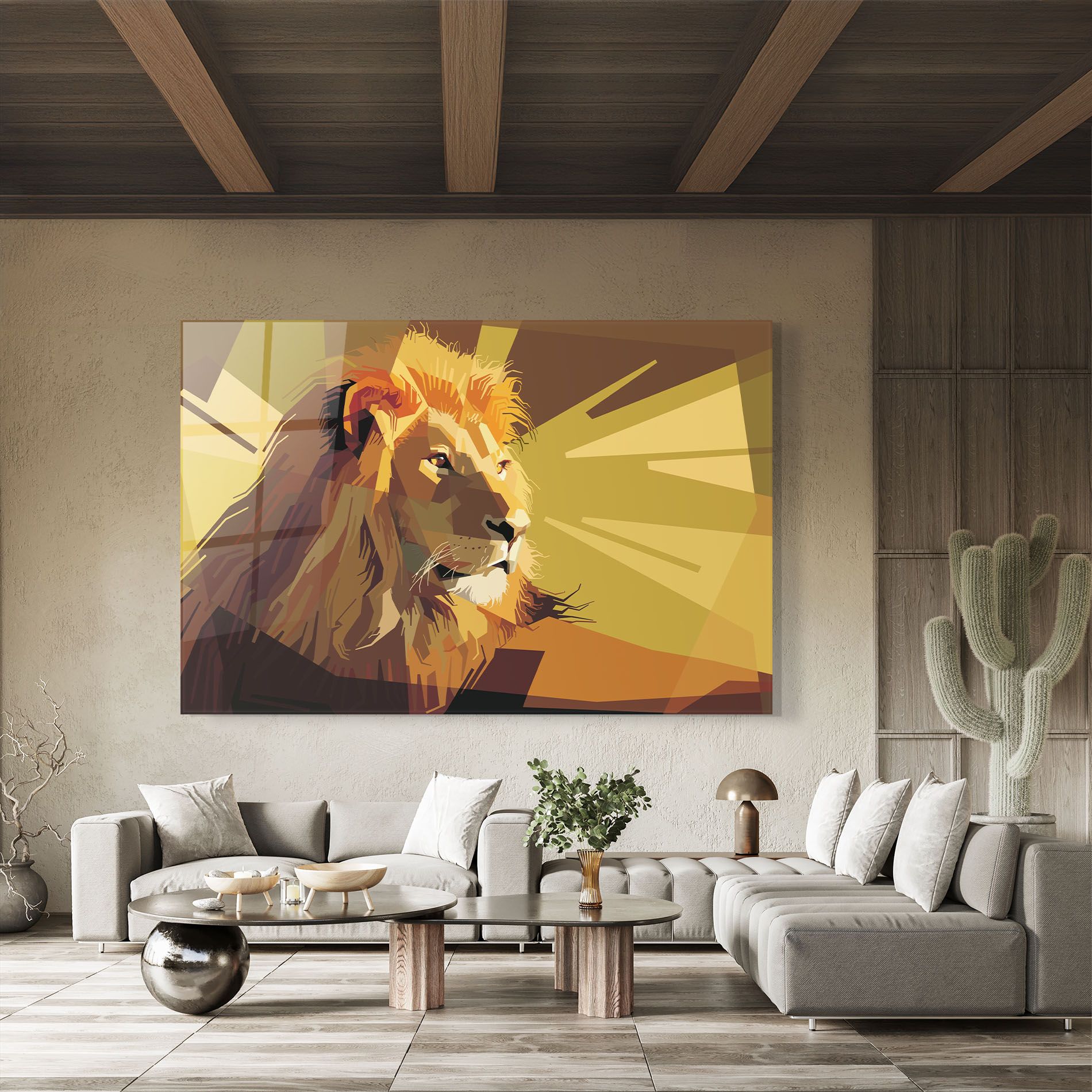 Lion Art mockup 8