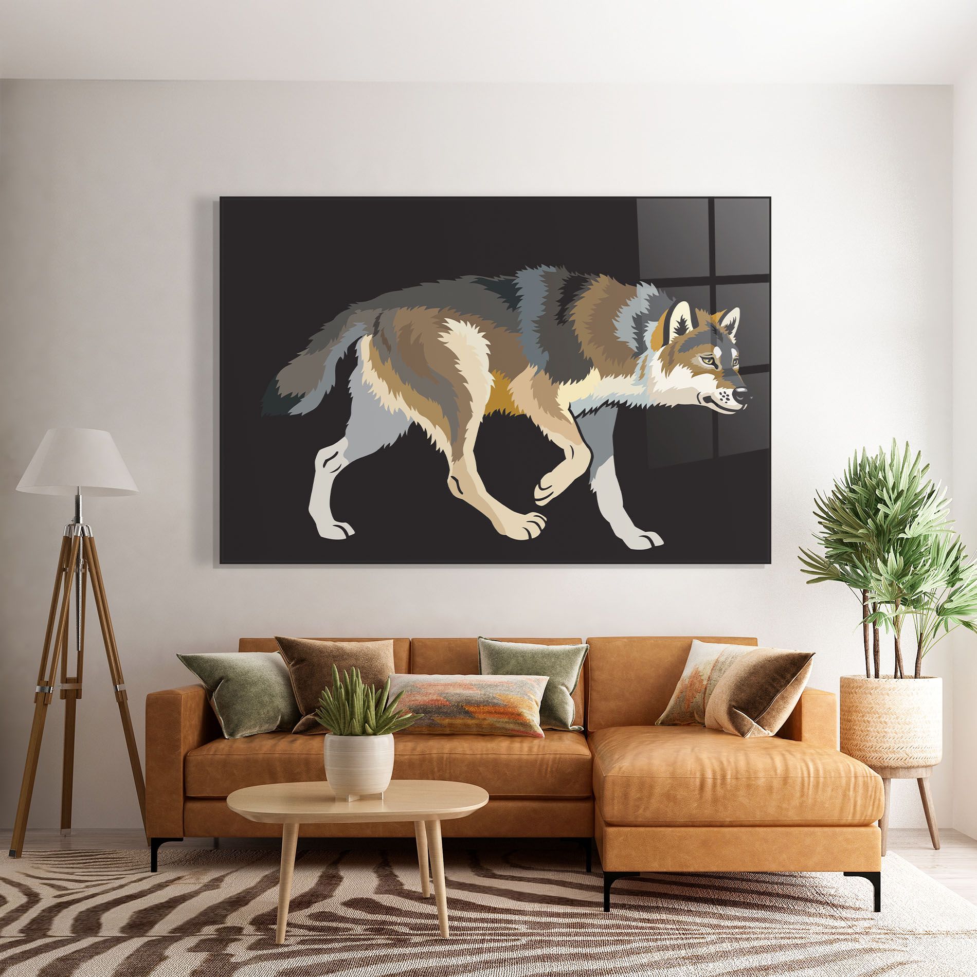 Cartoon Wolf mockup 7