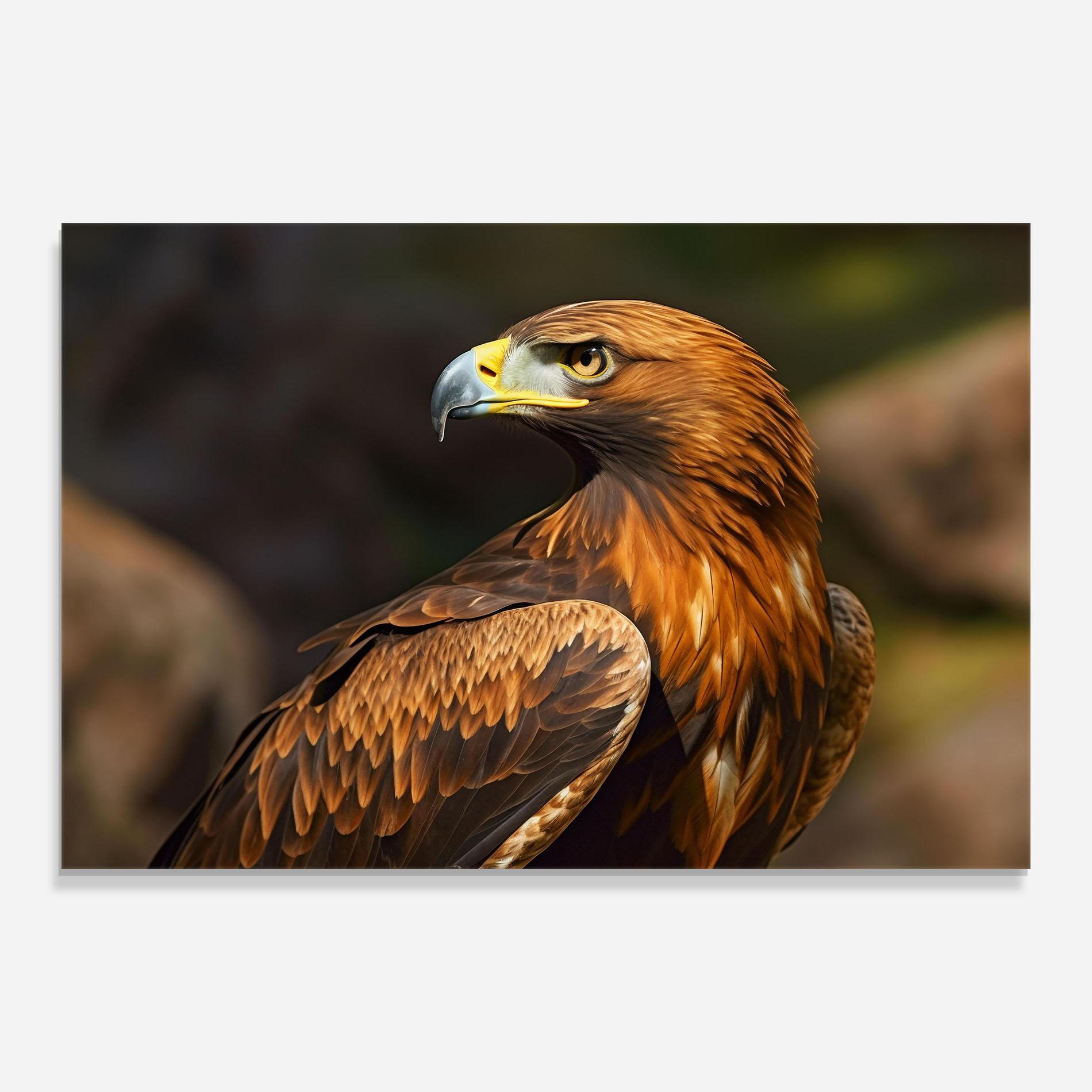 Tablou Sticla Brown Eagle mockup 0