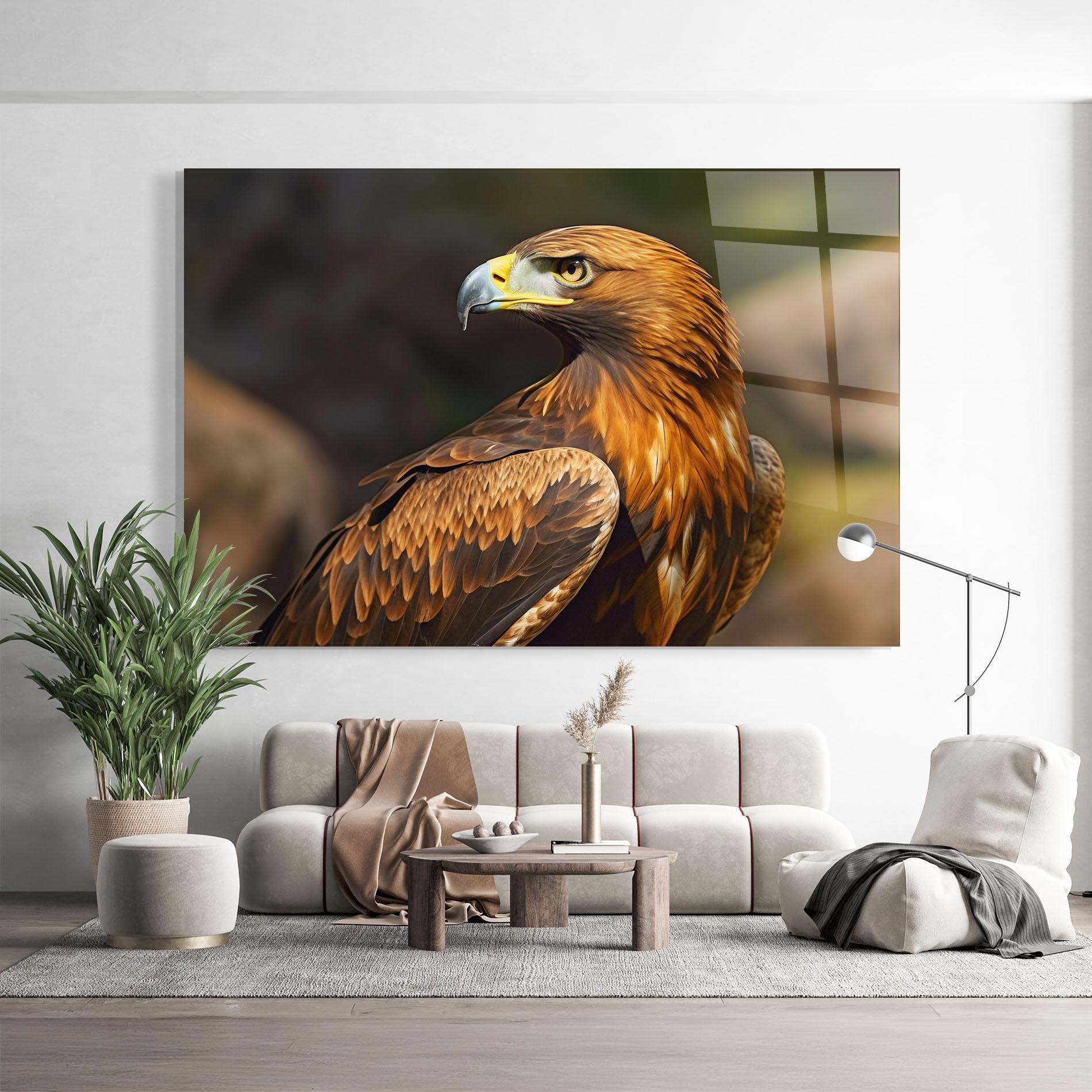 Tablou Sticla Brown Eagle mockup 9