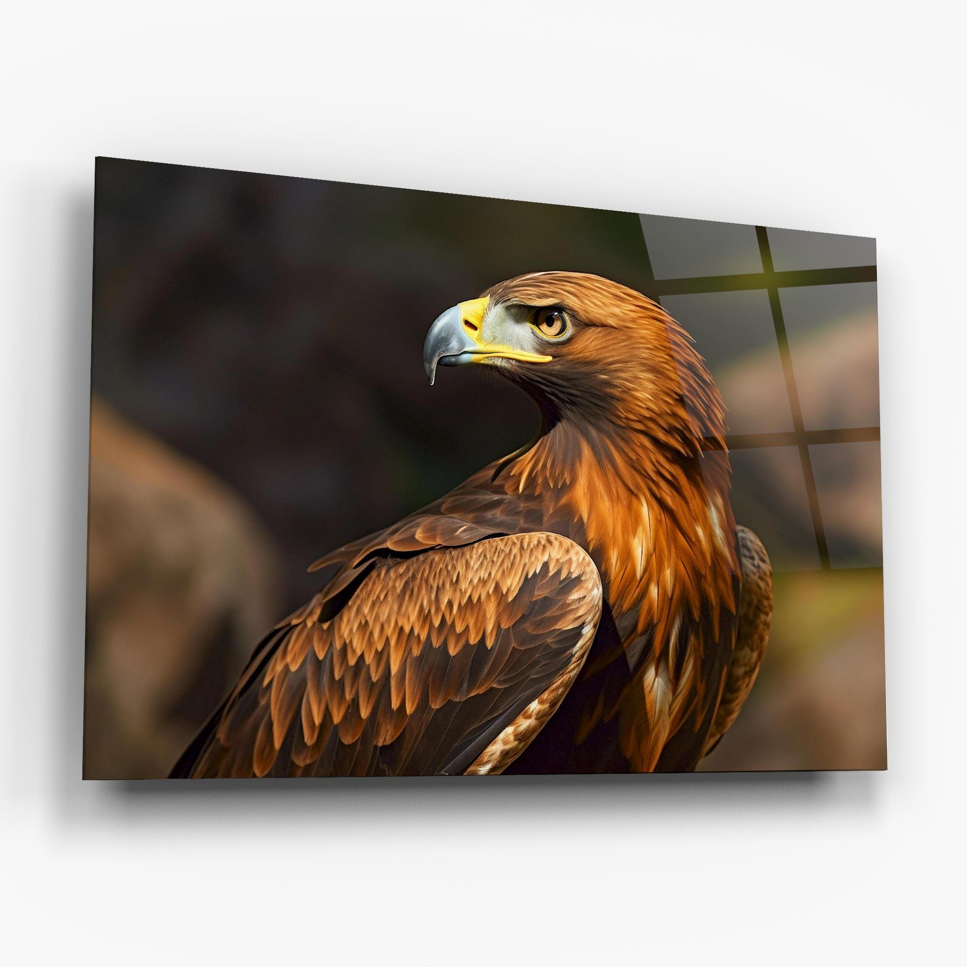 Tablou Sticla Brown Eagle mockup 6