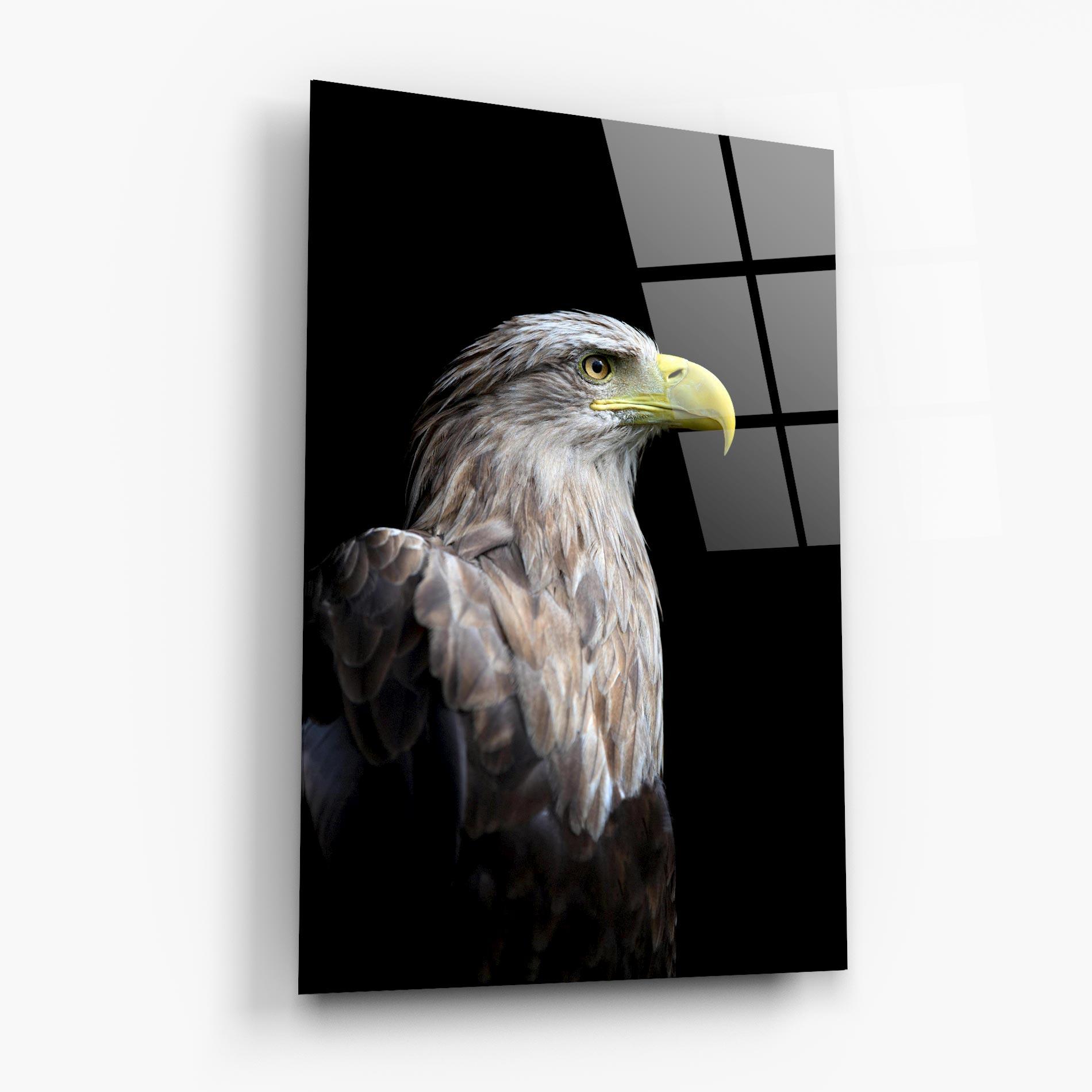 Tablou Sticla Close Up Eagle mockup 6