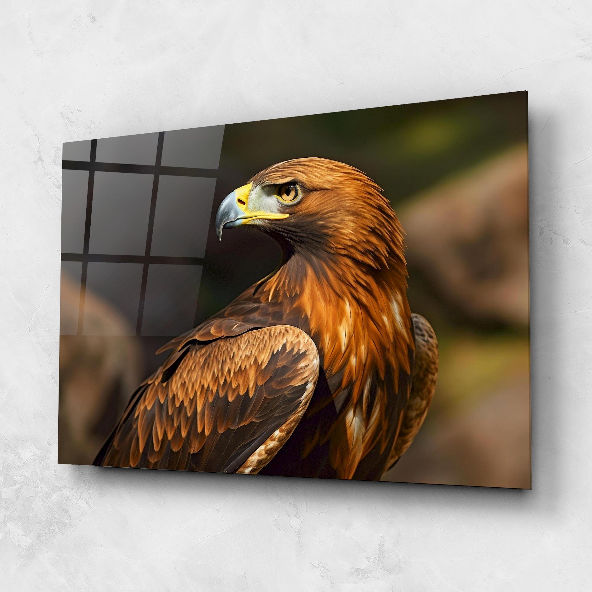 Tablou Sticla Brown Eagle mockup 1