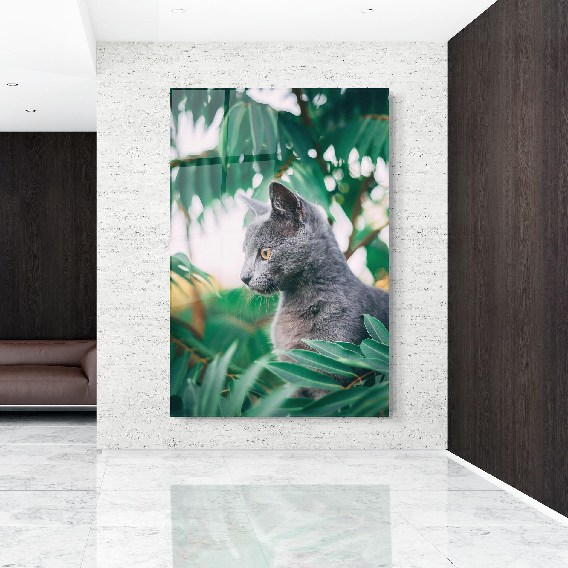 Tablou Sticla Cat Tree mockup 9