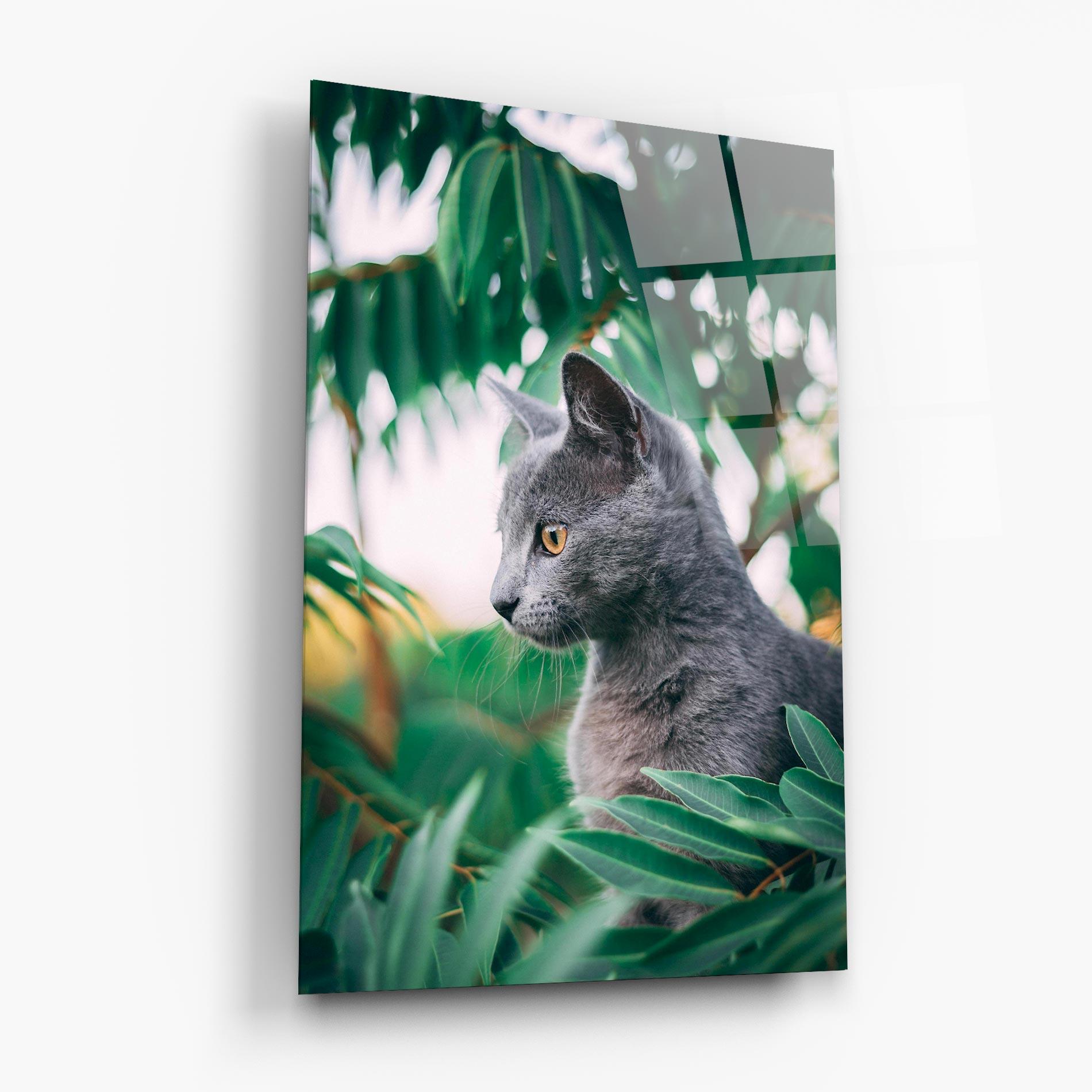 Tablou Sticla Cat Tree mockup 6