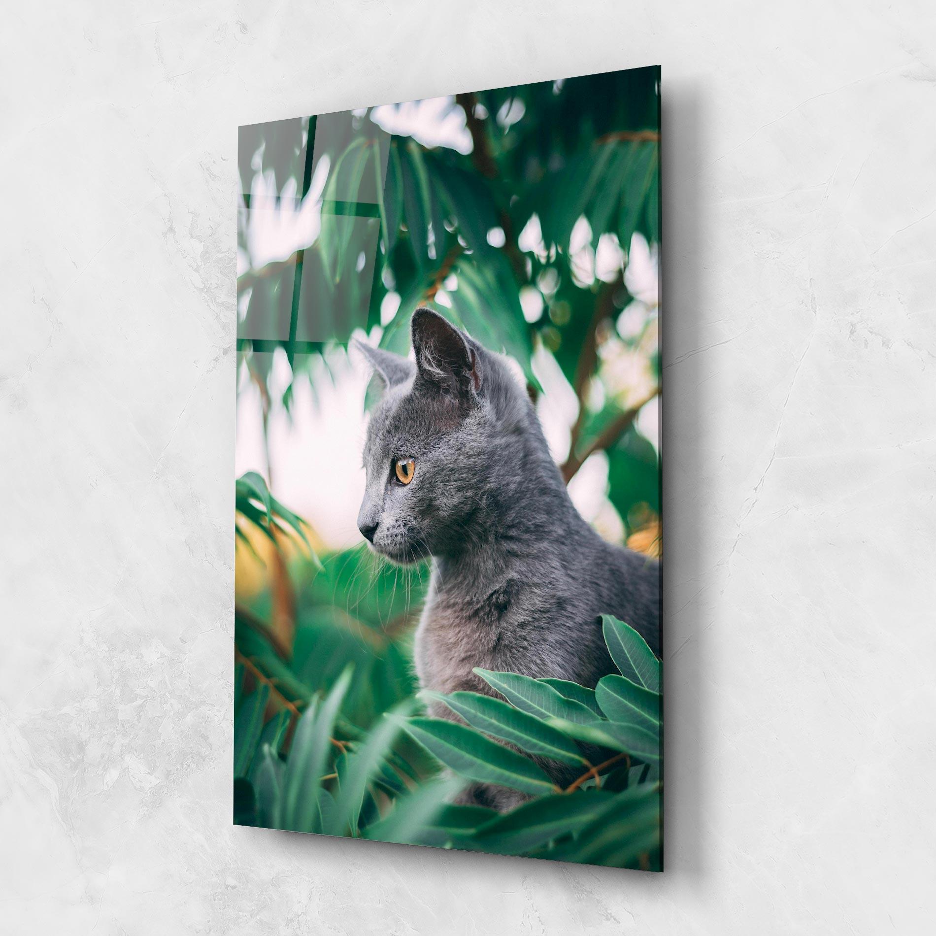 Tablou Sticla Cat Tree mockup 1