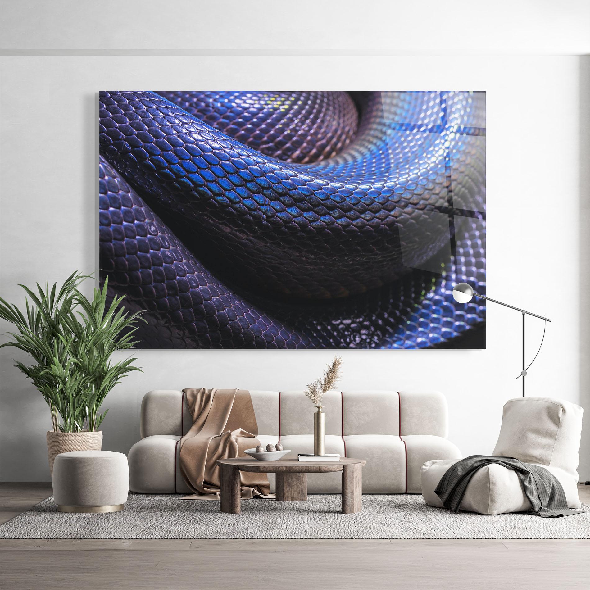 Tablou Sticla Snake Skin mockup 9