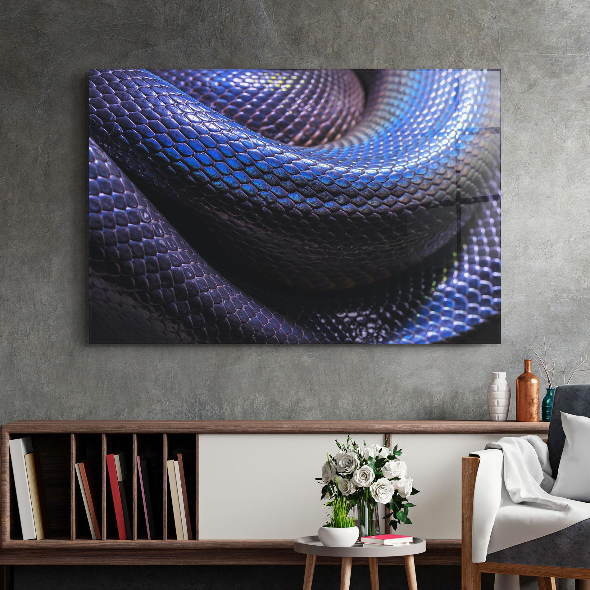 Tablou Sticla Snake Skin mockup 2