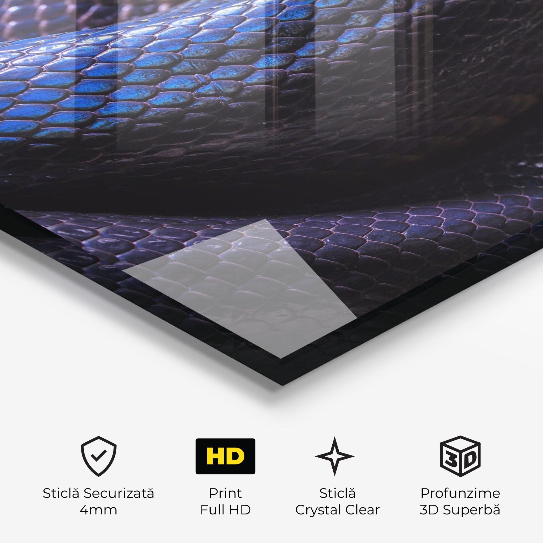 Tablou Sticla Snake Skin mockup 3